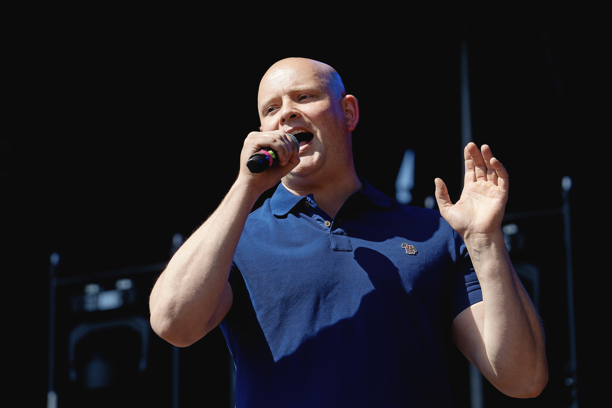 Det var kulturminister Jakob Engel-Schmidt (M) der med sin åbningstale skød årets Musik i Lejet-festvial i gang. Festivalen bliver denne sommer for første gang nogensinde afholdt på campingpladsen i Vejby.