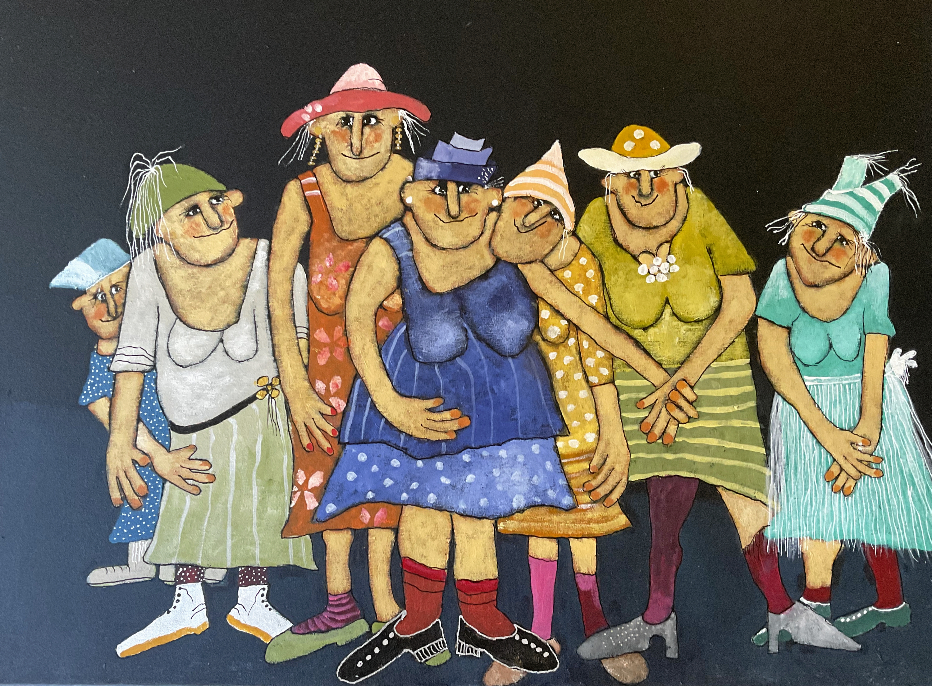 I Morild kan man i sommerudstillingen blandt andet se Grete Koefoeds humørfyldte malerier.