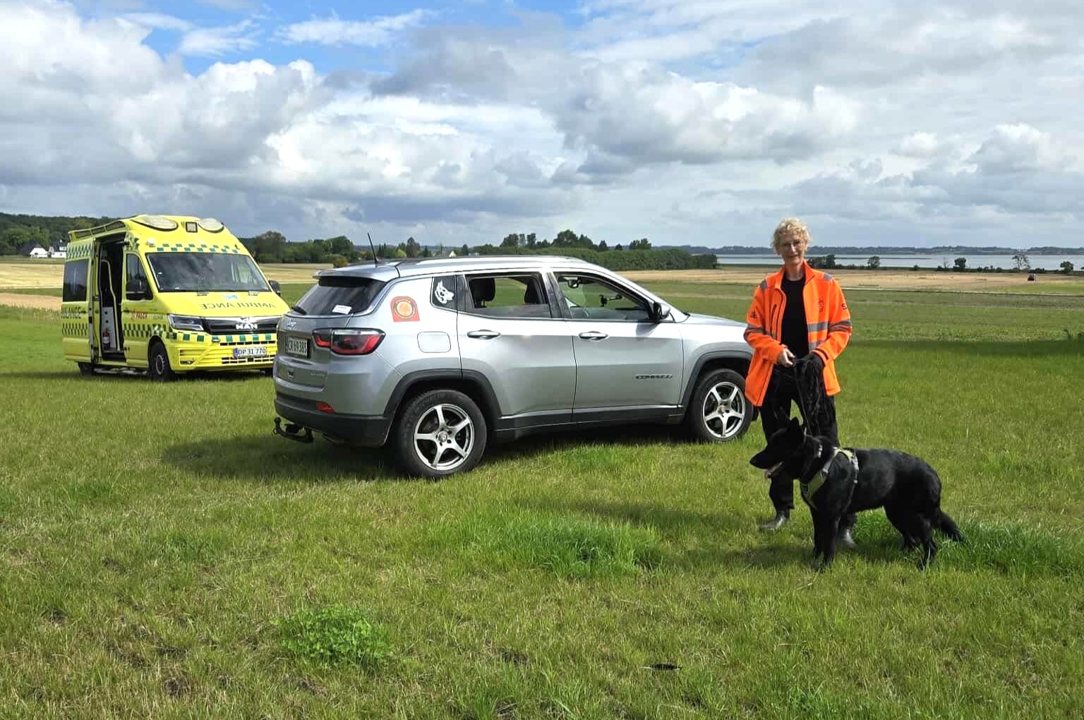 Det var en af foreningen Eftersøgningshunde K-9’s specialtrænede hunde, der søndag fandt den livløse forsvundne kvinde.