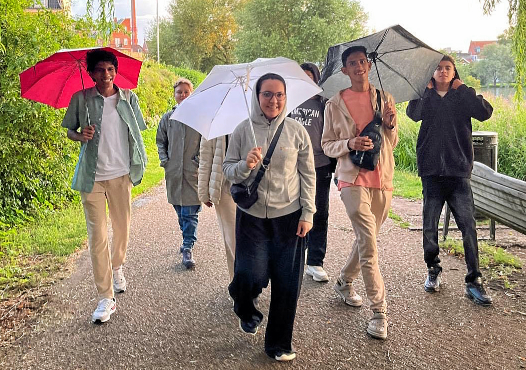 Hillerød er vært for en ungdomsudveksling, hvor 18 unge fra Danmark, Tyskland og Egypten mødes for at arbejde på et fælles projekt.