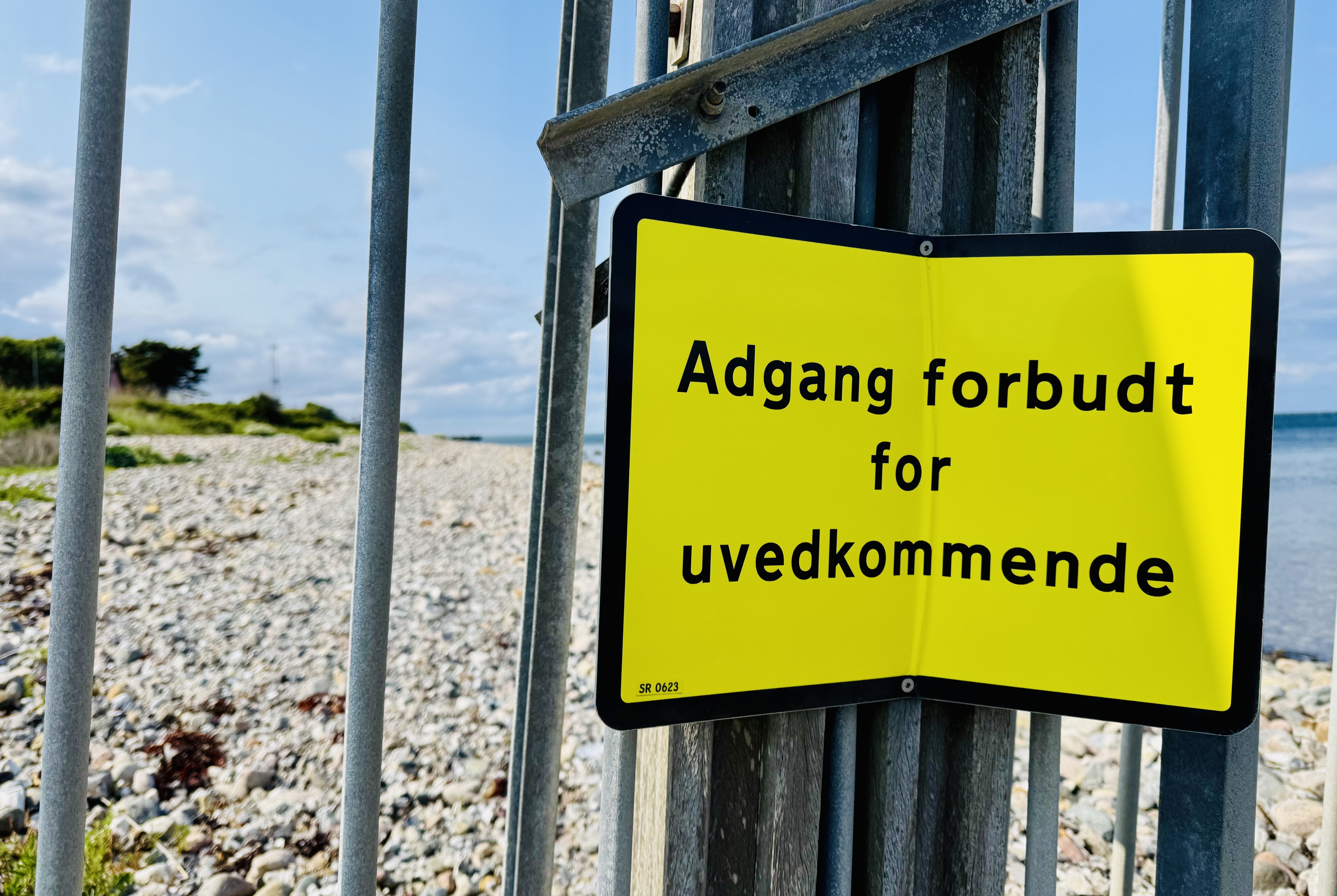 Der er adgang forbudt for uvedkommende ved Gniben nu, og det fik indflydelse på Odsherred Teaters produktion på stedet.