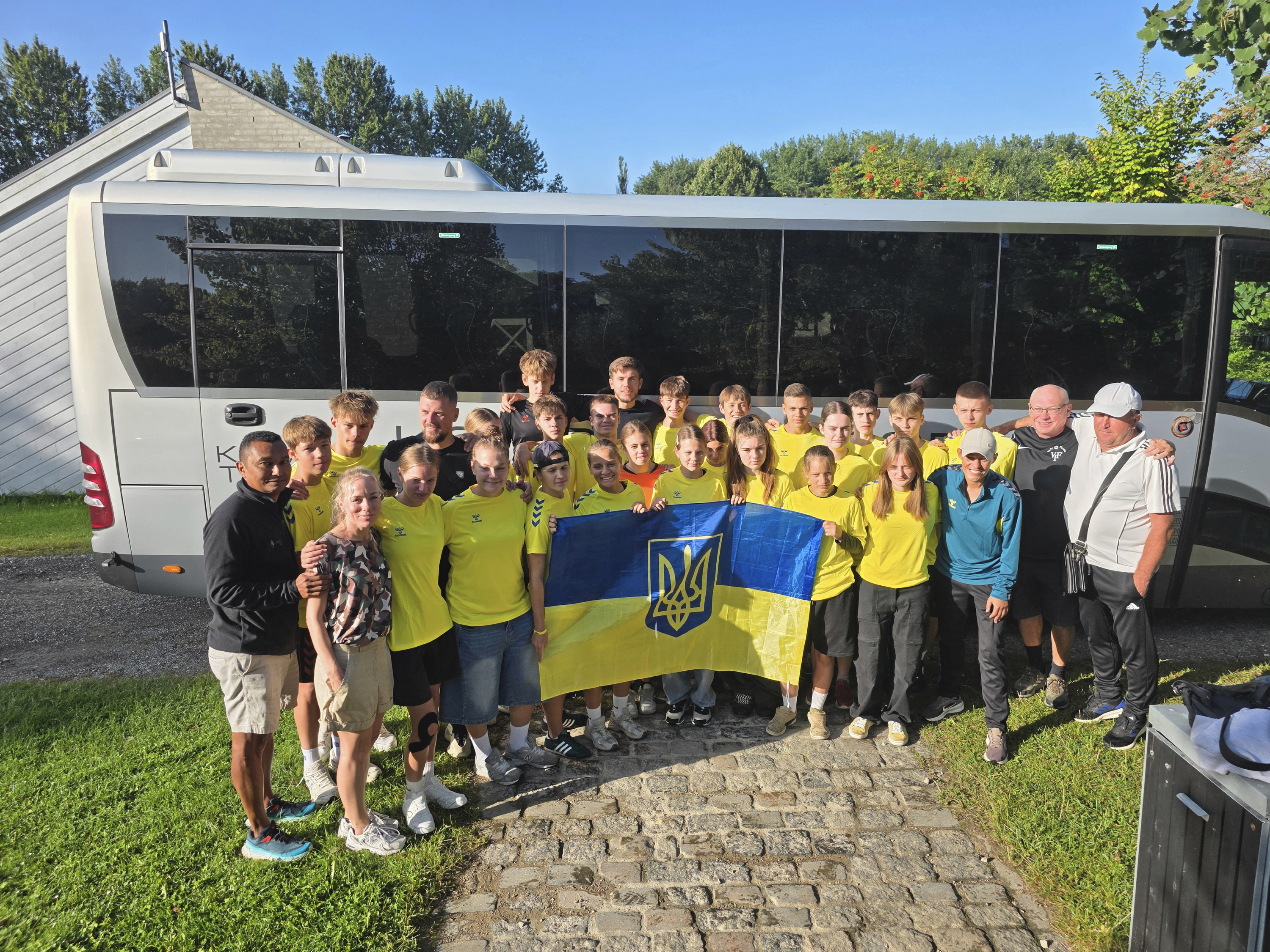 Besøget var en del af projektet Idrætsfællesskab Mykolajiv–Danmark.