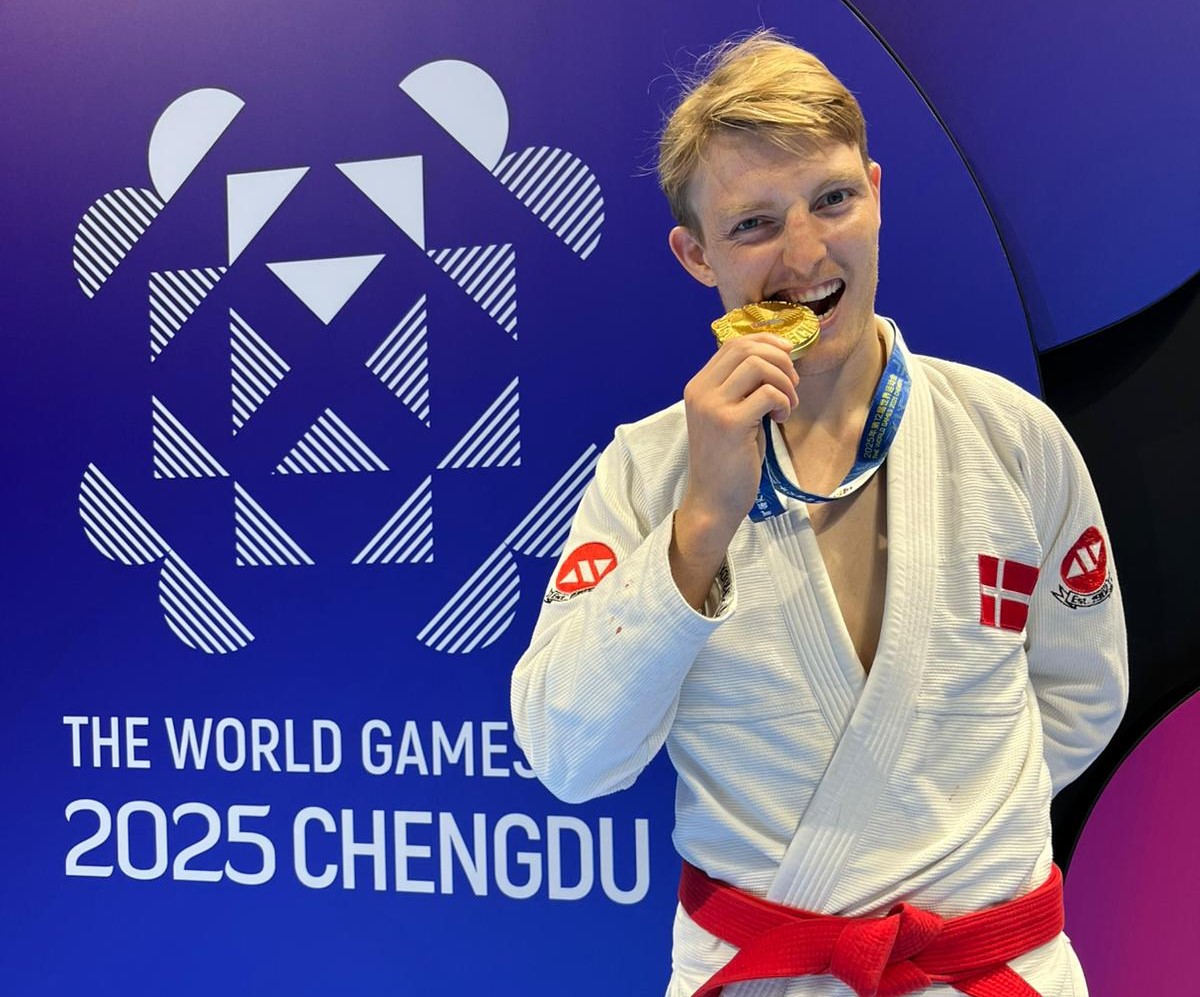 Lucas Andersen fra Hillerød har sikret Danmark guld ved World Games i Ju-Jitsu.