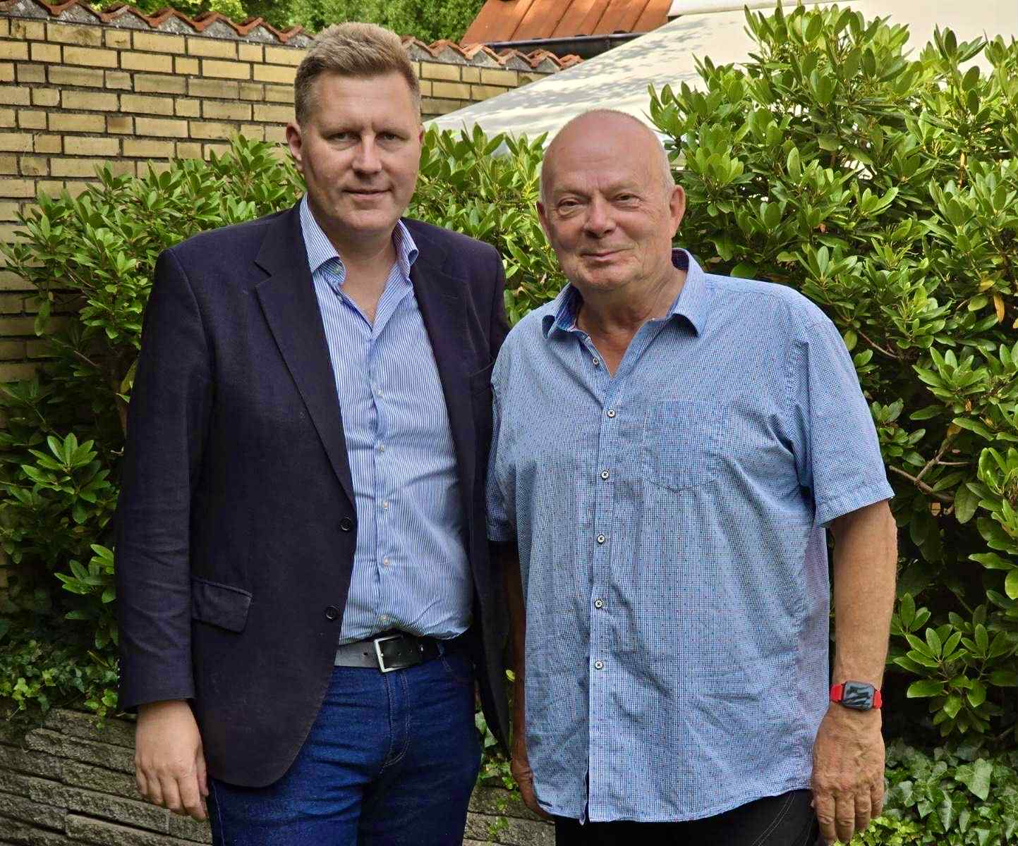 Lars Høyer Holmqvist og Jan Erik Messmann, spidskandidater for henholdsvis Liberal Alliance og Dansk Folkeparti i Rudersdal, har valgt at indgå i et valgforbund sammen.