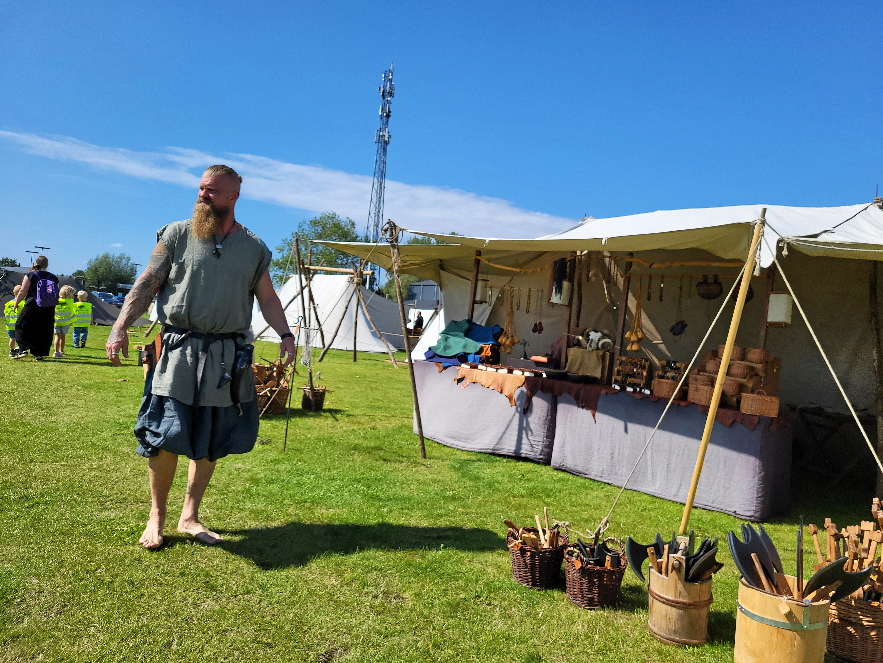 Stevns Vikingemarked ligger i år fra den 7.-9. august. Det er fjerde år, at det historiske marked finder sted i Rødvig.