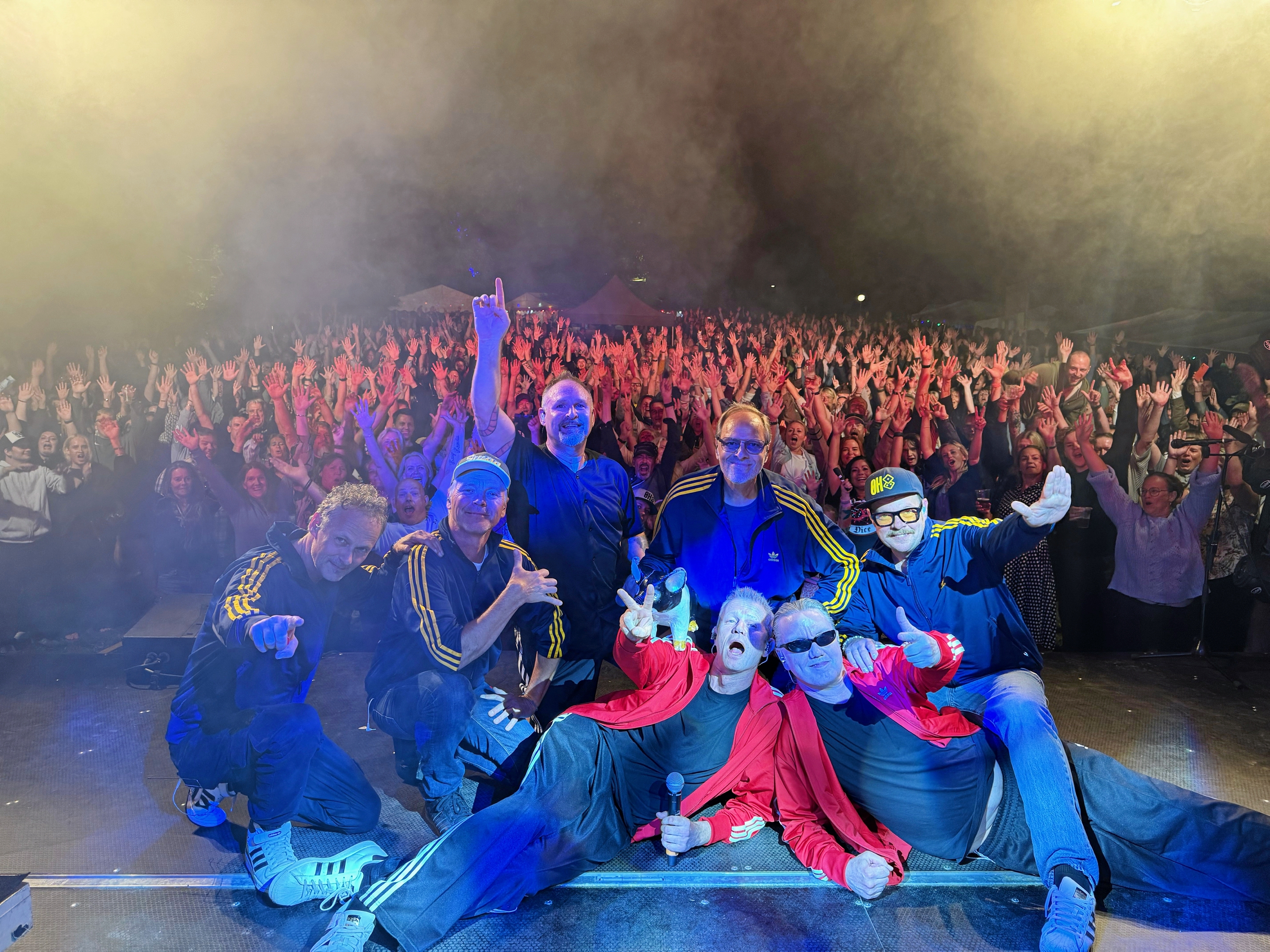 Sidste år skabte Østkyst Hustlers et brag af en fest på Slagslunde Musikfestival. - Arkivfoto Sidste år skabte Østkyst Hustlers et brag af en fest på Slagslunde Musikfestival.