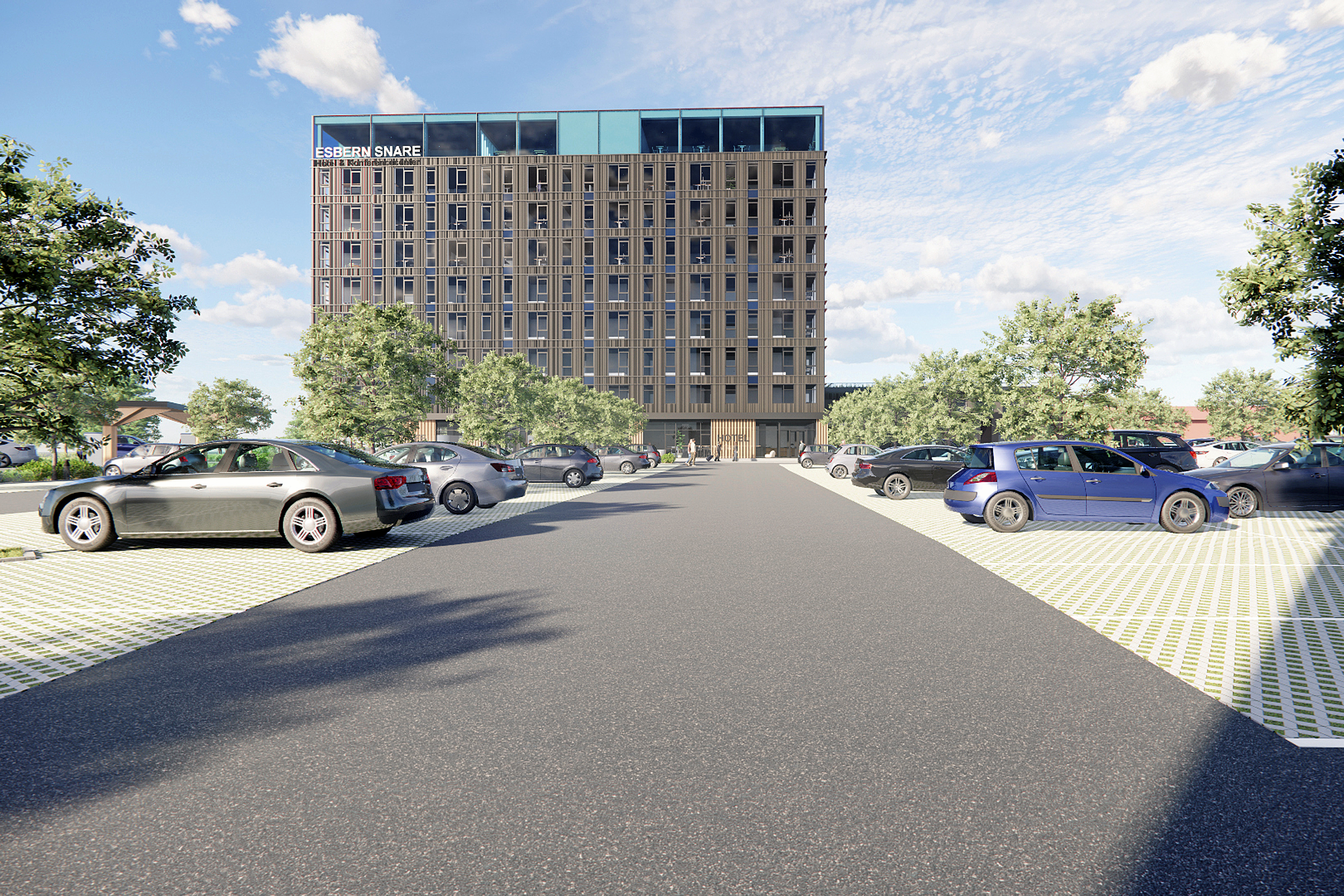 Projektudvikler havde håbet, at man allerede i marts kunne tage første spadestik til Esbern Snare Hotel & Konferencecenter på Holbækvej i Kalundborg. Det bliver imidlertid først sidst på året, siger han nu.