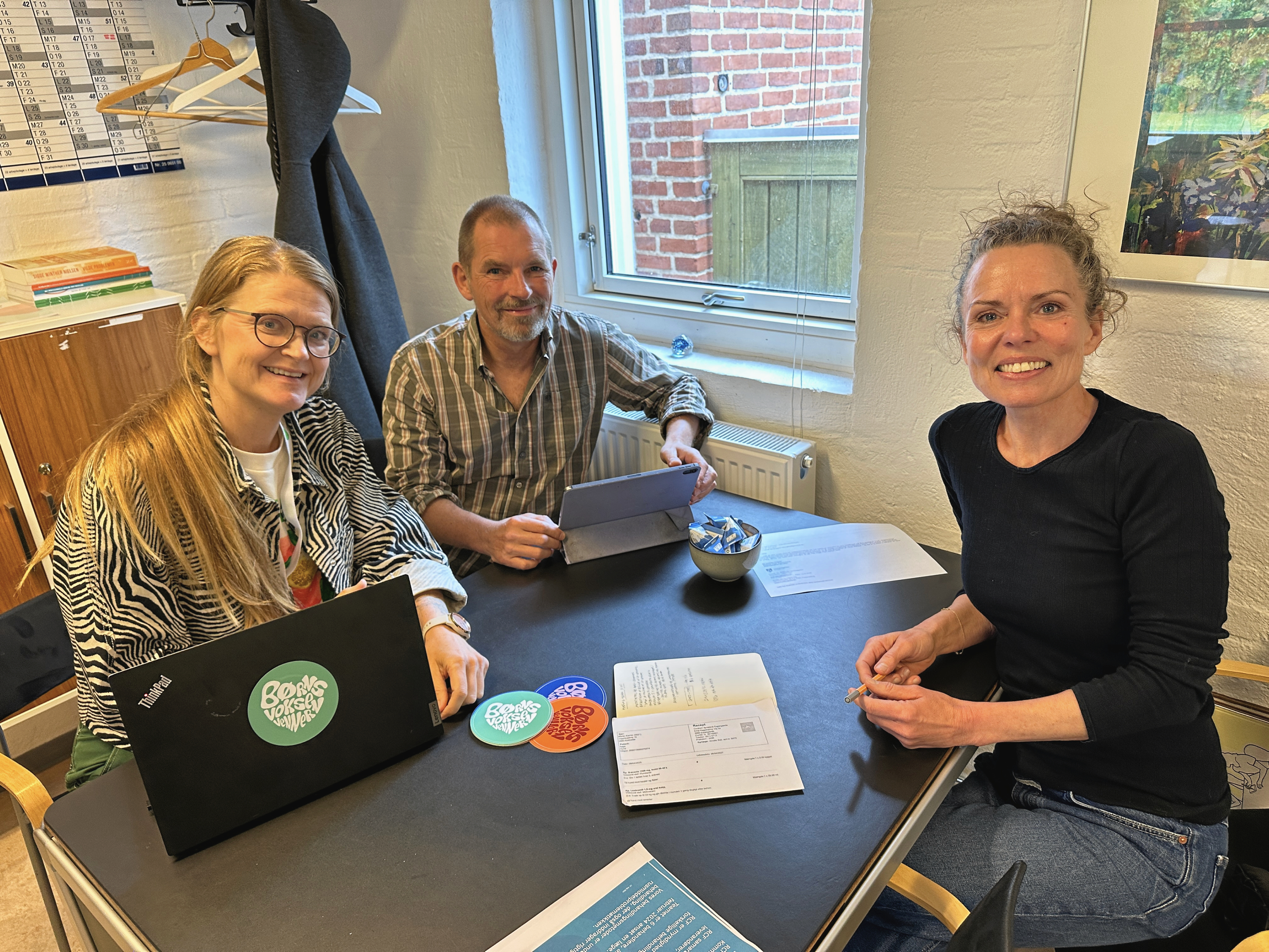 De er klar til at starte en ny forening op, og håber at se flere frivillige. Fra v. Maria Bergmann, Morten Jansen og Mette Verner Terkelsen.