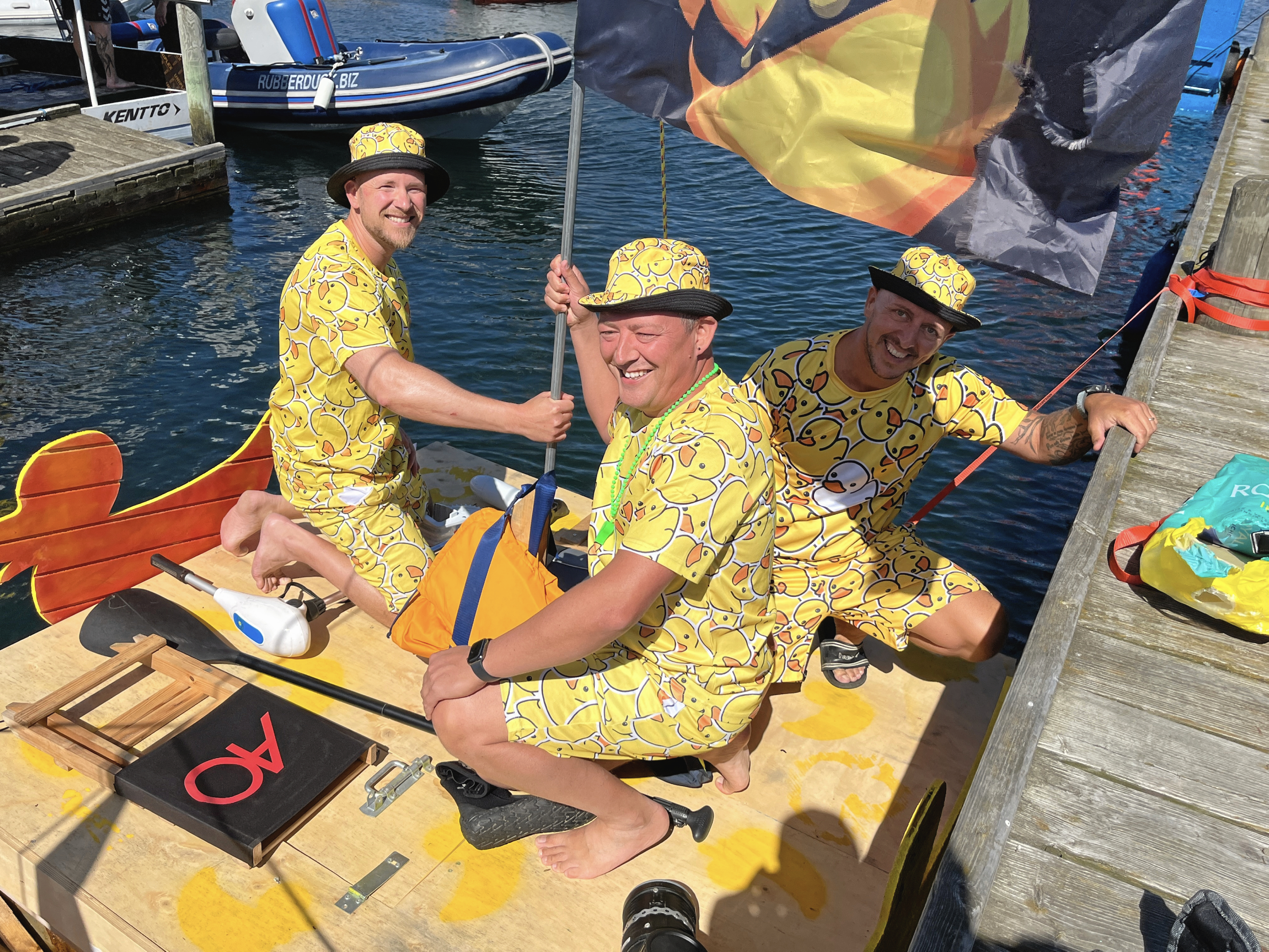 Det var et brag af en succes, da man i Havnsø sidste sommer genoptog den gamle tradition med badekarrace.
