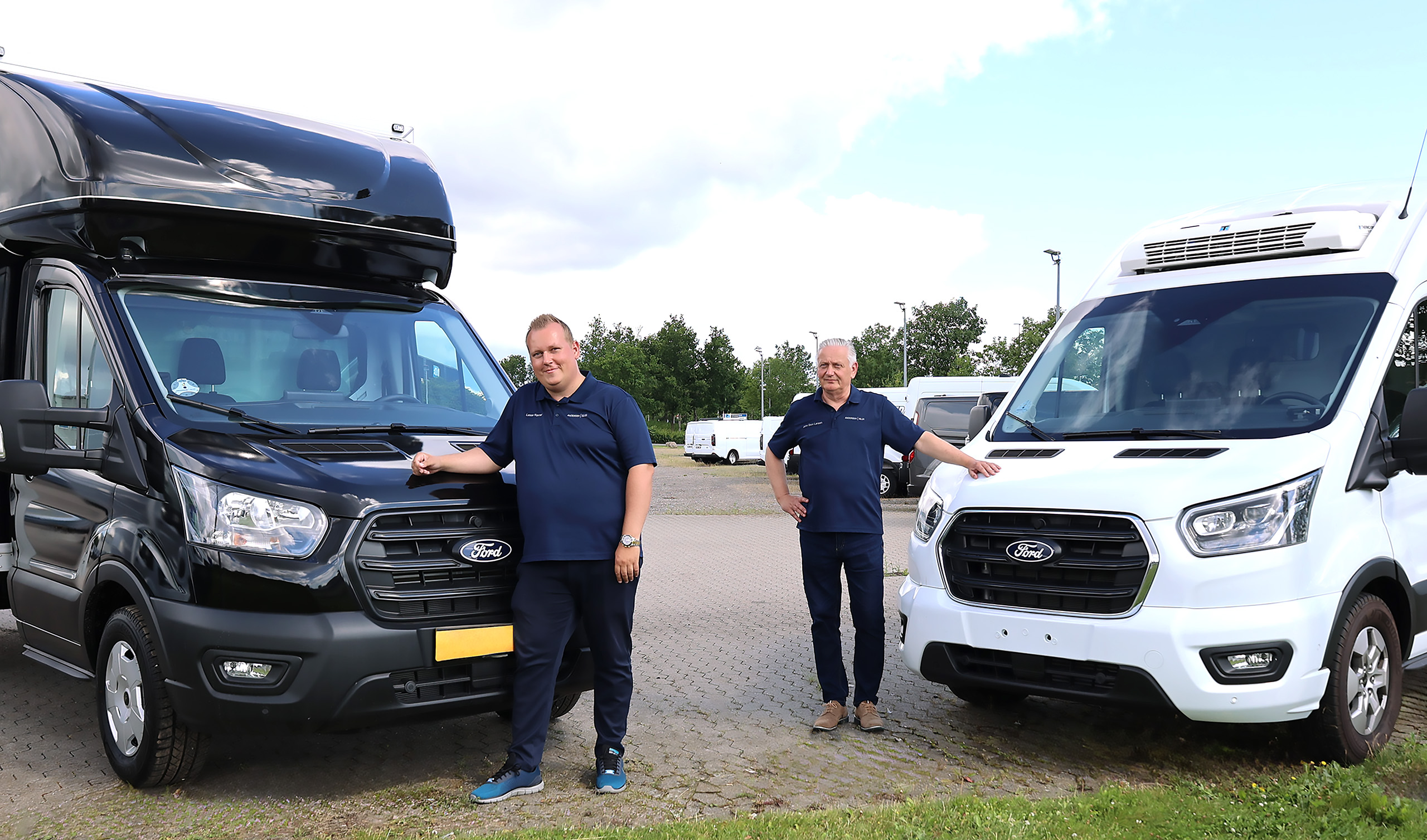 Erhvervskonsulenterne Lasse Rømer (tv.) og John Skov Larsen (th.)