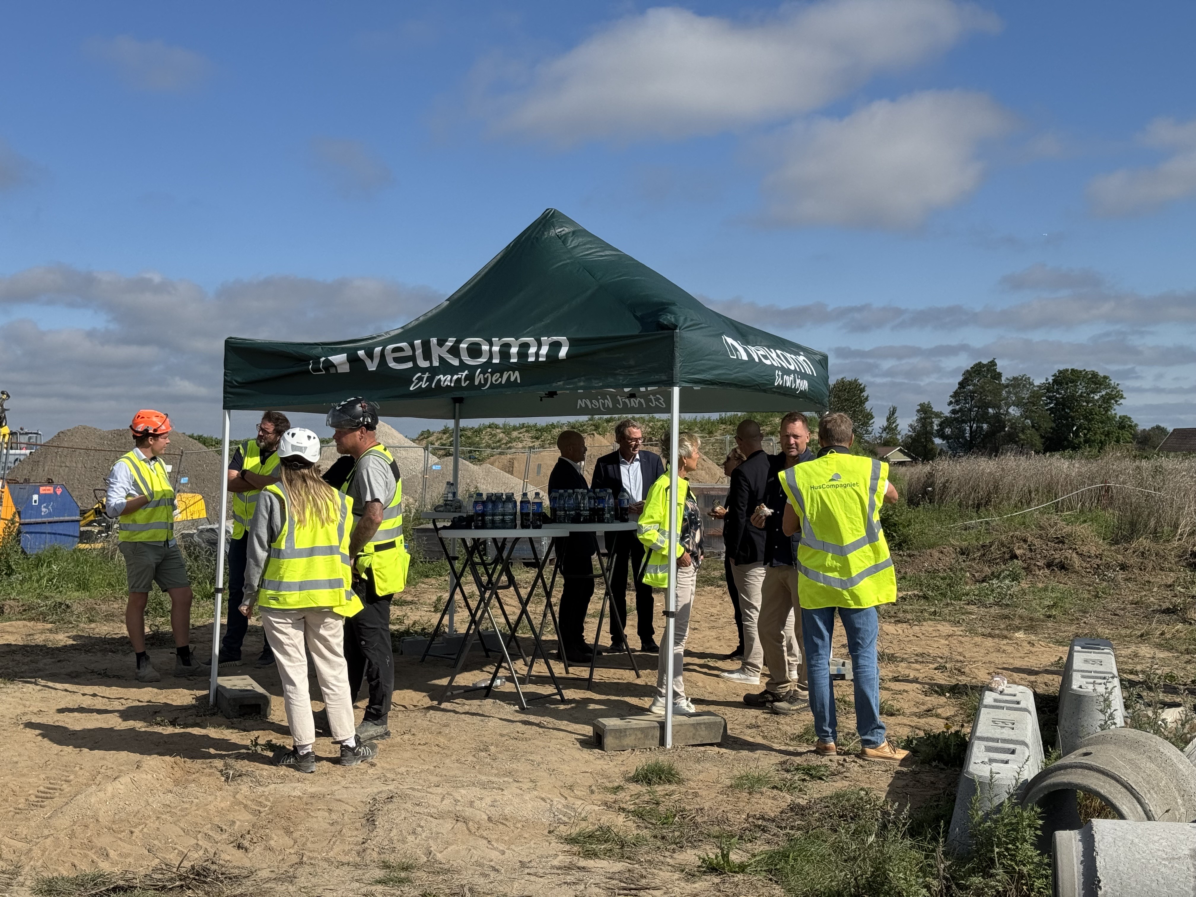 Der var ikke nogen lokale fra Kværkeby til stede, da første spadestik blev fejret.