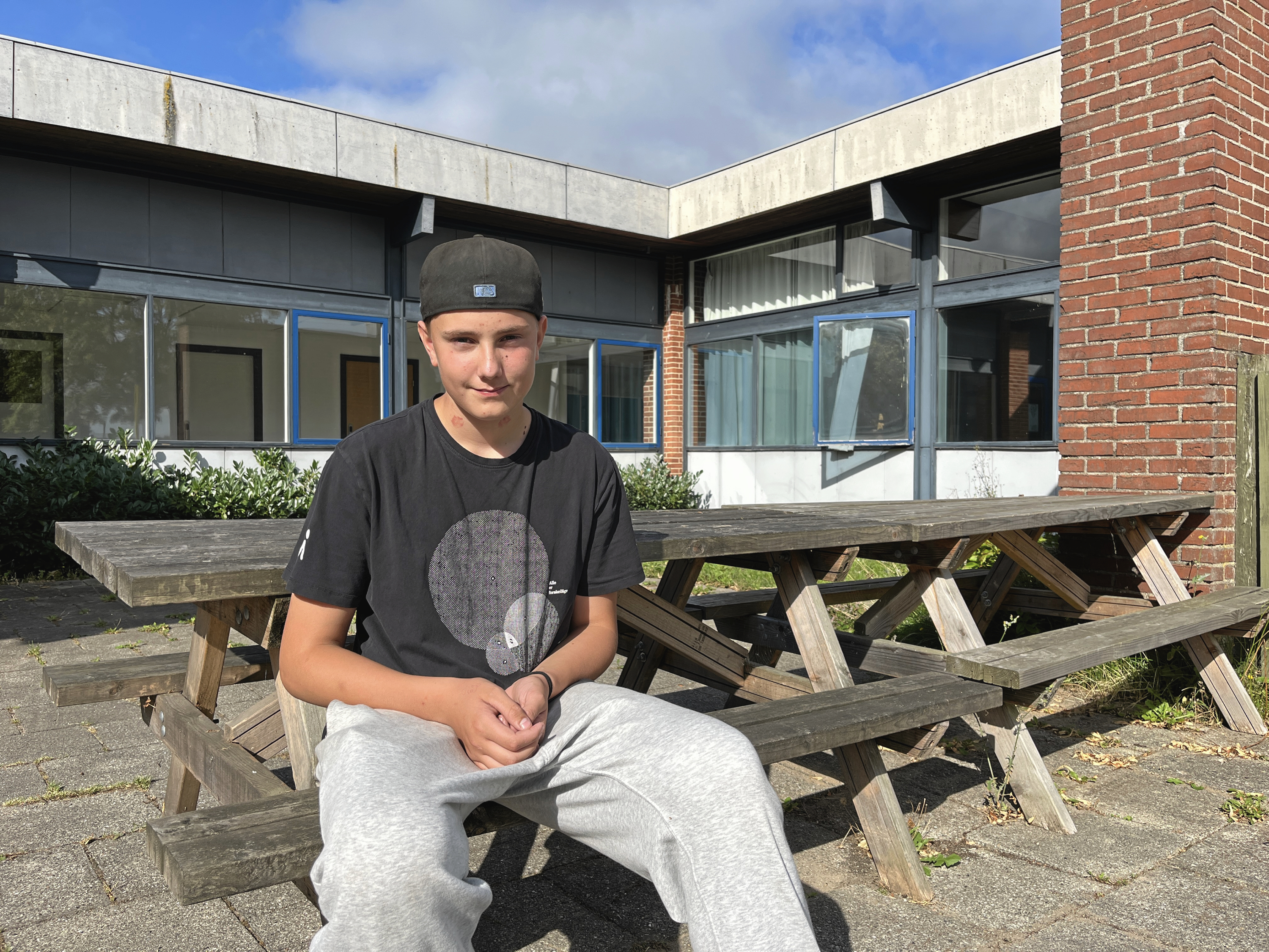 Christoffer Friborg var en af de første elever, der startede i juniormesterlære i Gribskov. Billedet er fra i sommer.