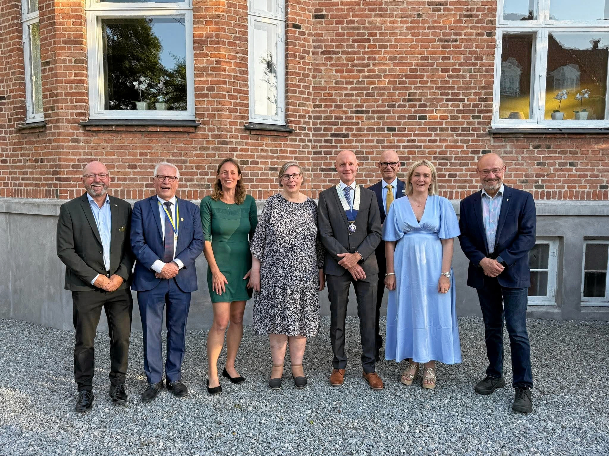 Den nye bestyrelse i Rotary Ringsted