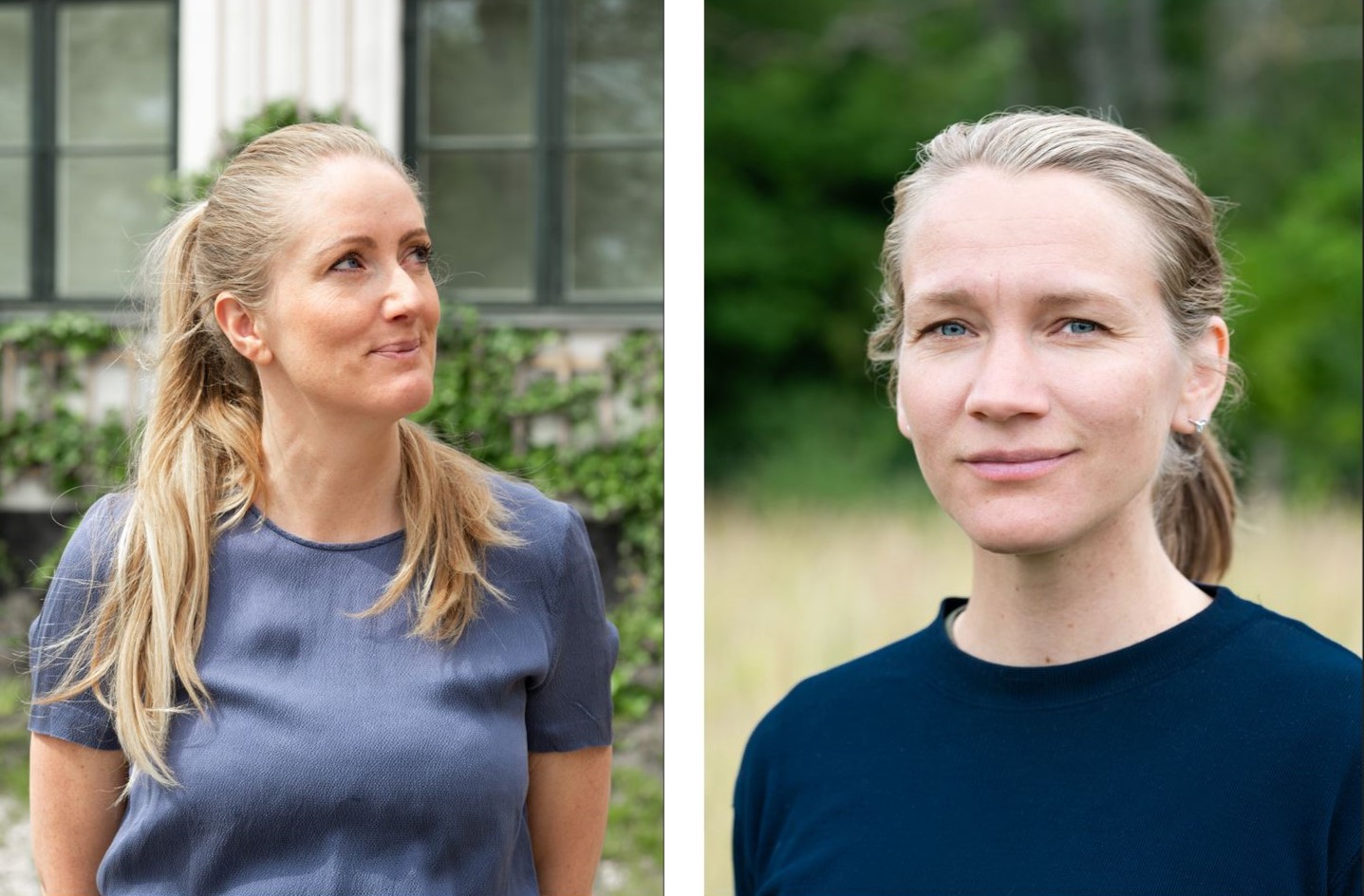 Stine Pagh, spidskandidat for Radikale i Hørsholm, og Emilie Andersen-Ranberg, kandidat for Radikale i Hørsholm.