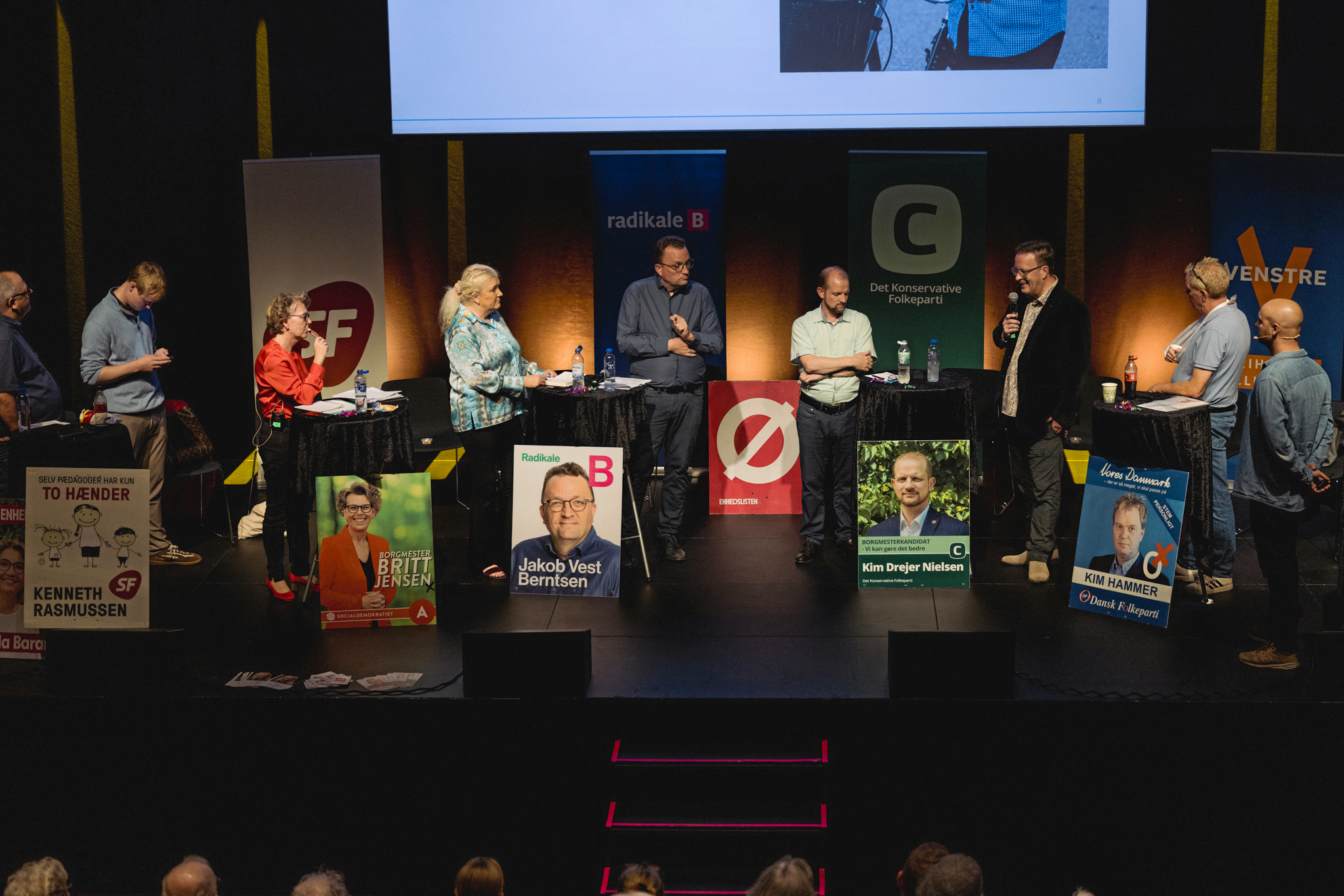 Allerede i september var valgkampen så småt undervejs, da kommunalpolitiske dagsordener som parkering og grønne områder blev vendt ved et valgdebat-arrangement i Viften.