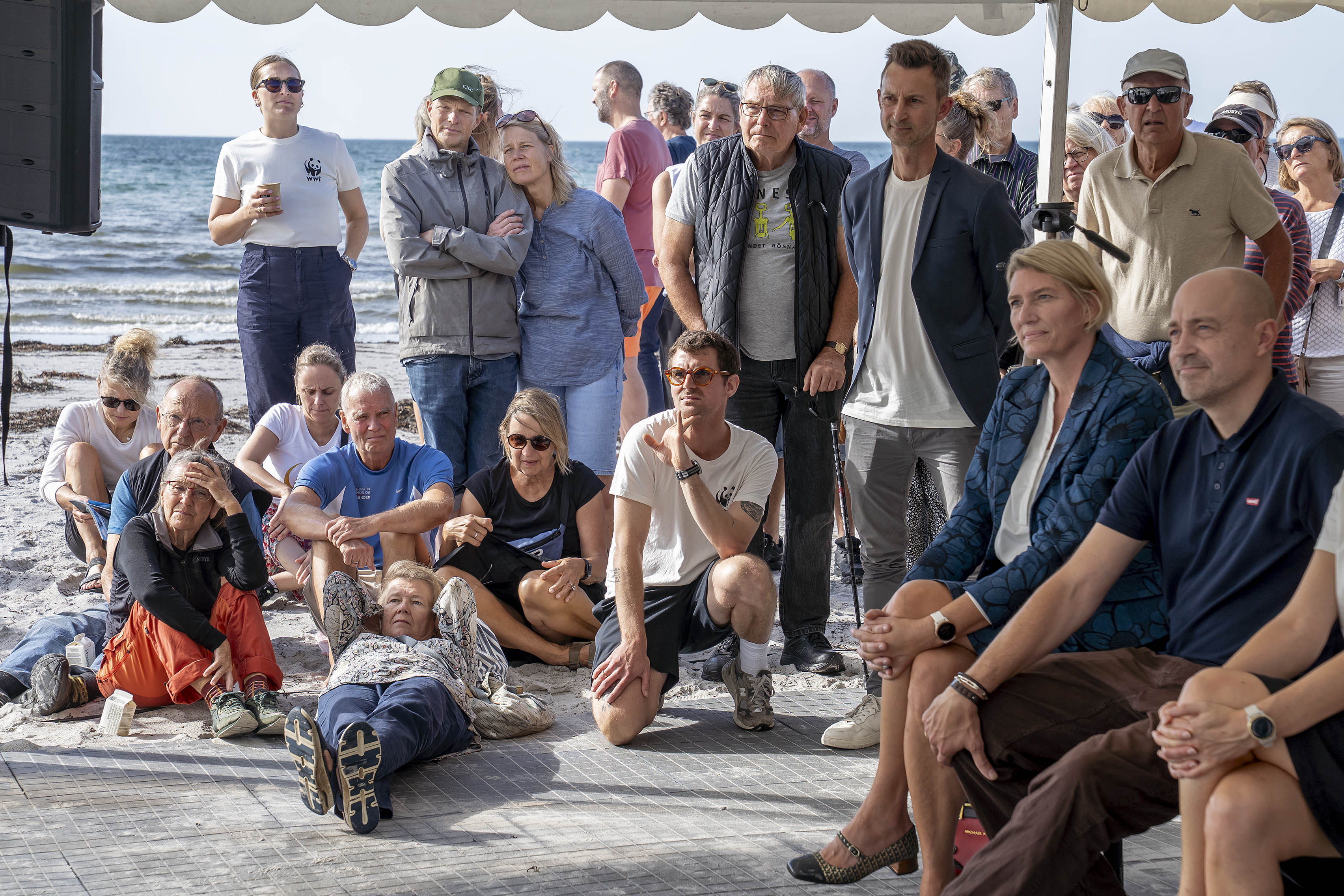 Informationsmødet trak mange folk til. Odsherreds borgmester Karina Vincentz og miljøminister Magnus Heunicke holdt også oplæg.