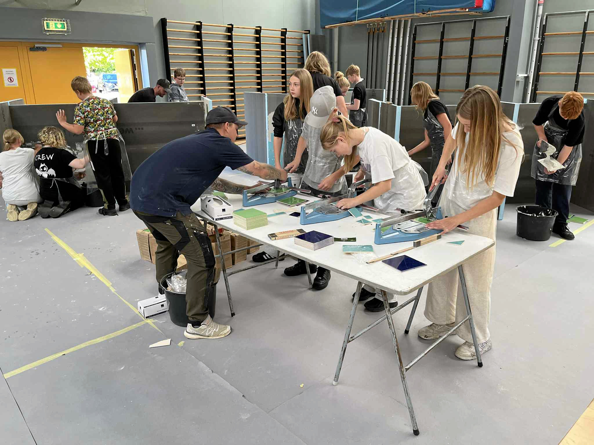 Ligesom sidste år bliver der mulighed for at prøve kræfter med den ædle murerkunst