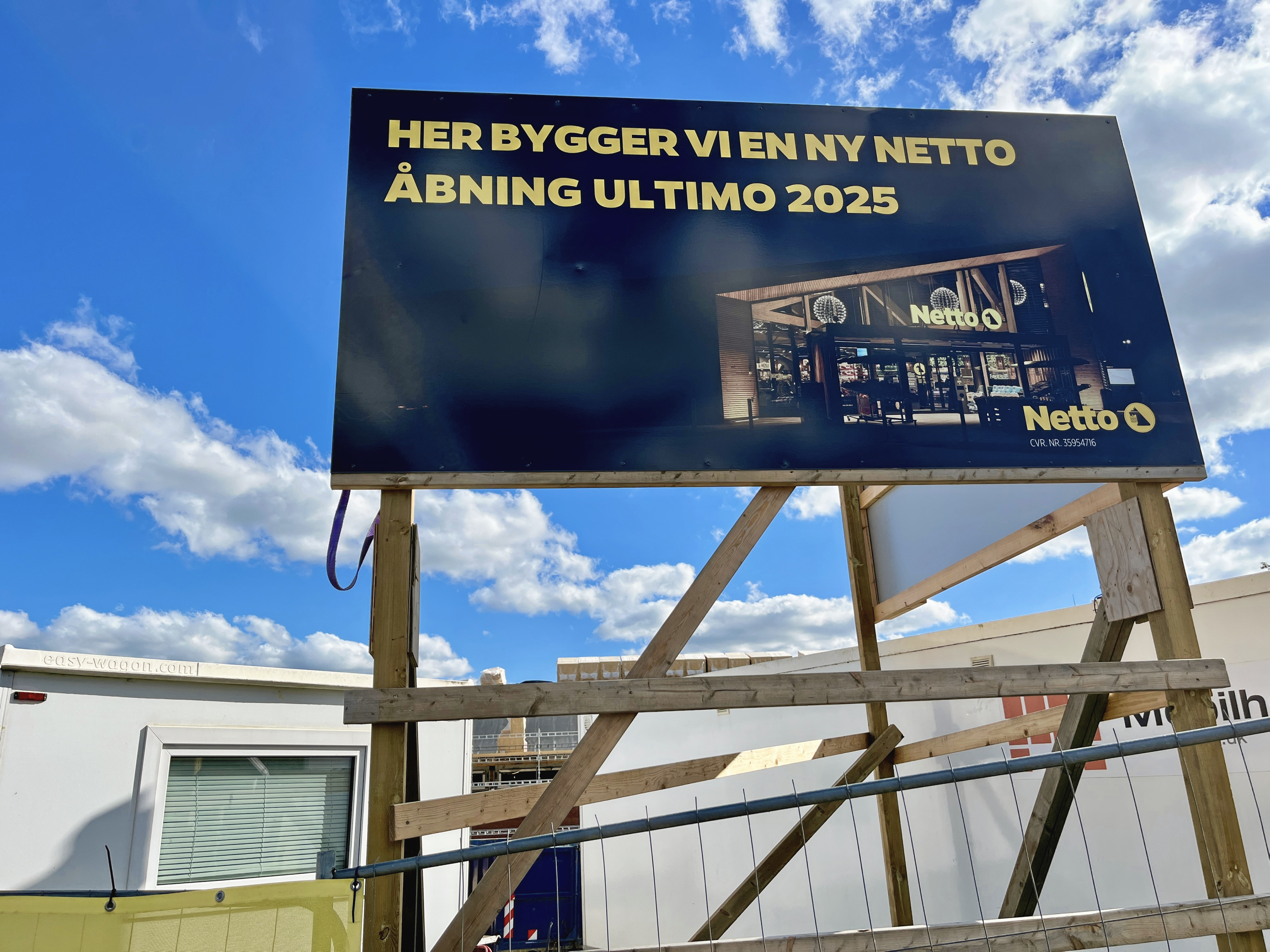 En tidlig julegave venter de lokale, når en ny Netto-butik til december åbner ved udkanten af Kalundborg.