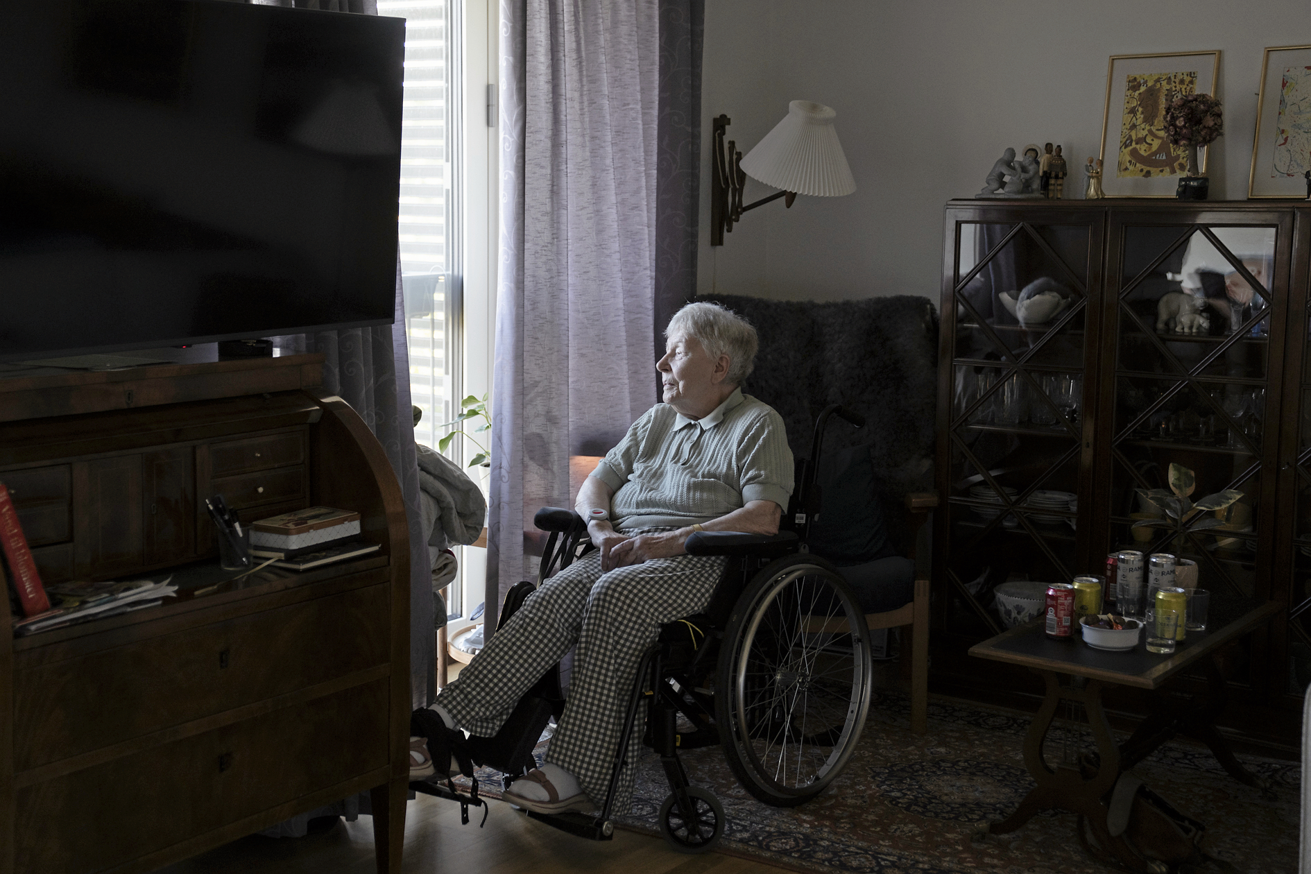 Hertha Brandenborg har indrettet sig hjemligt på Trekroner Plejecenter.
