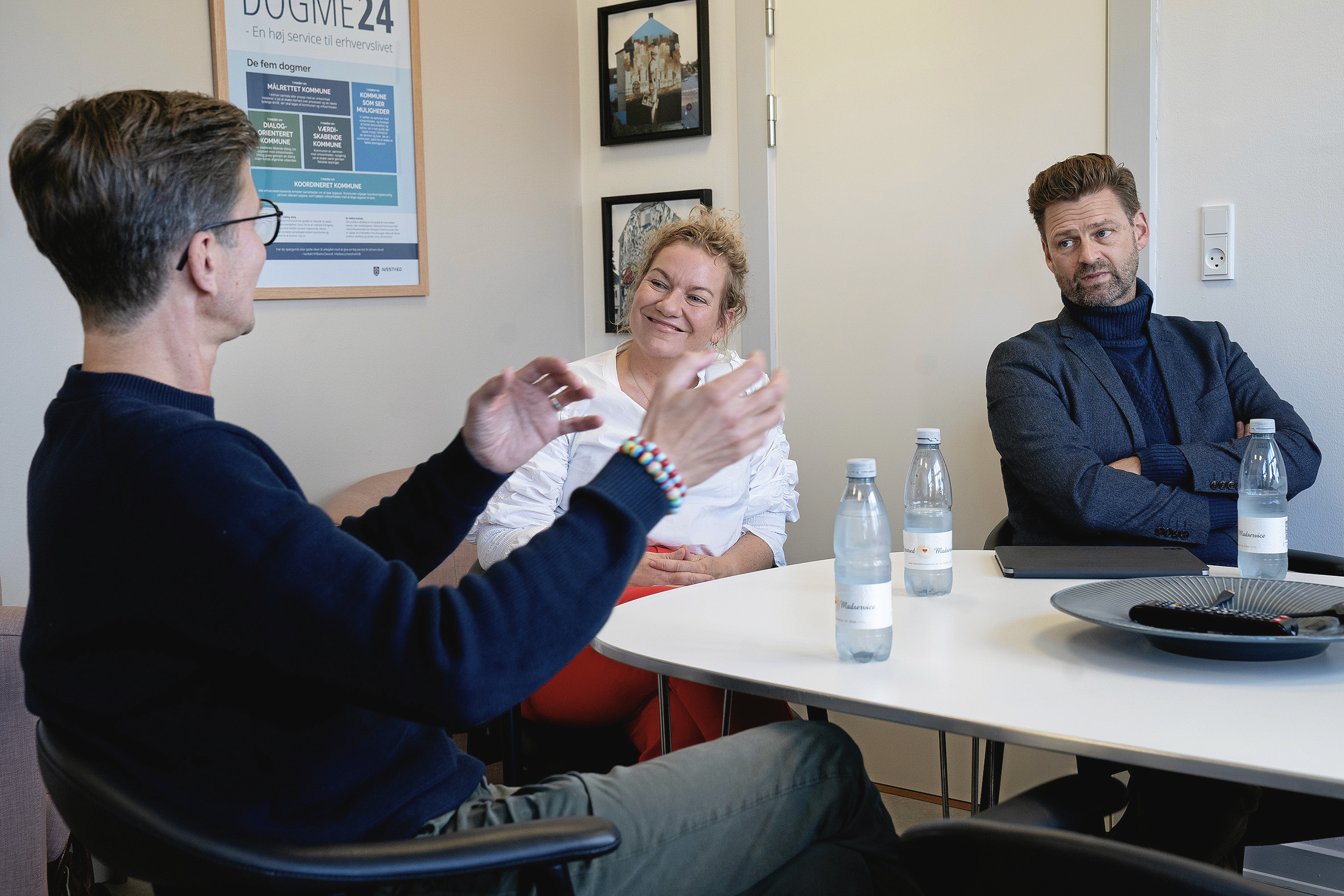 Næstveds kommunaldirektør Camilla Nowak, erhvervsdirektør Rasmus Holst-Sørensen og citychef Nicolaj Lund Jensen er ikke i tvivl om, at projektet i Rådmandshaven vil gøre en masse godt både for byen, kommunen og Sydsjælland.
