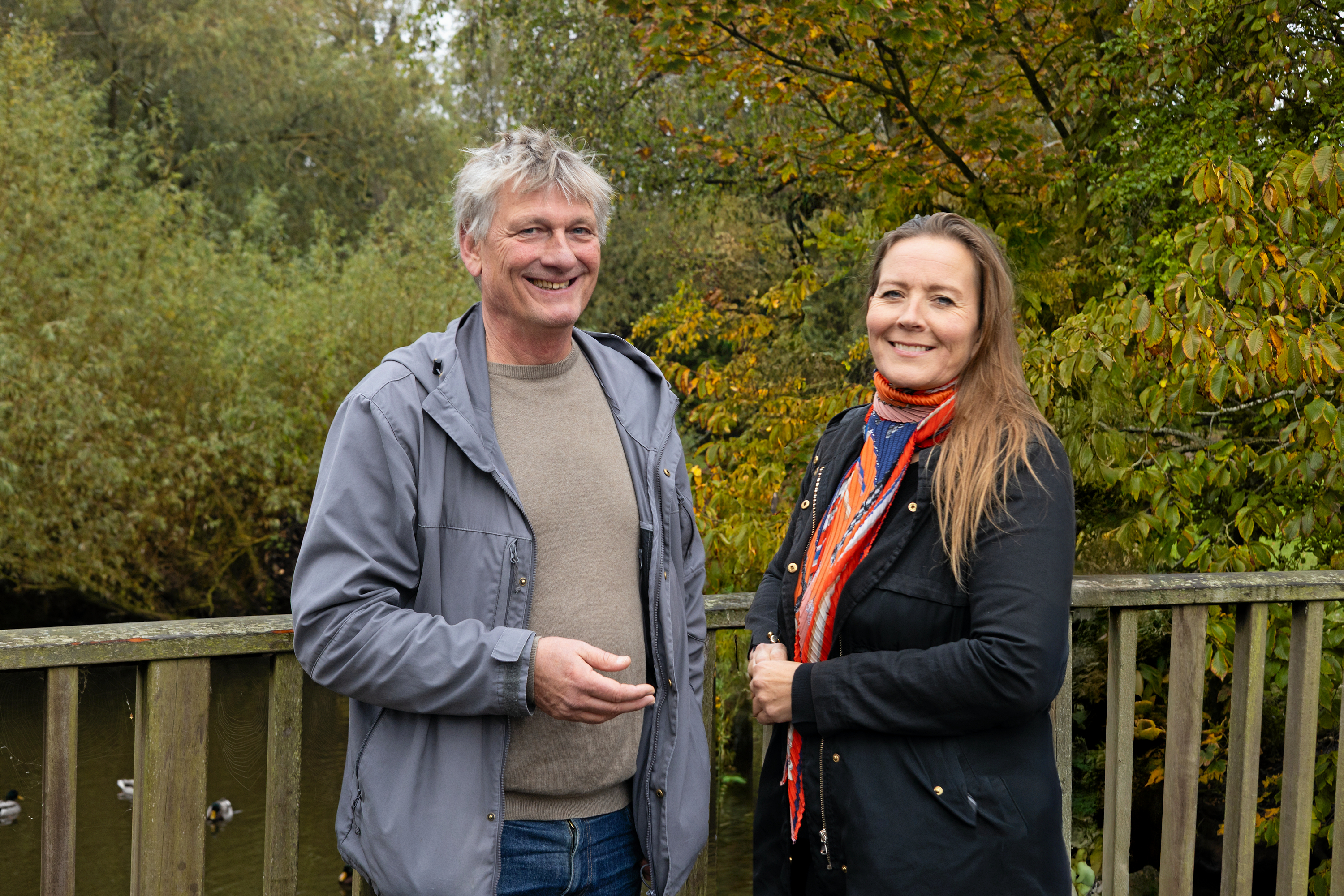 Klaus Lindegaard fra Præstø Lokalforum og Caroline Axen fra Destination Præstø Fjord ser begge frem til en udvidelse af biosfæreområdet.