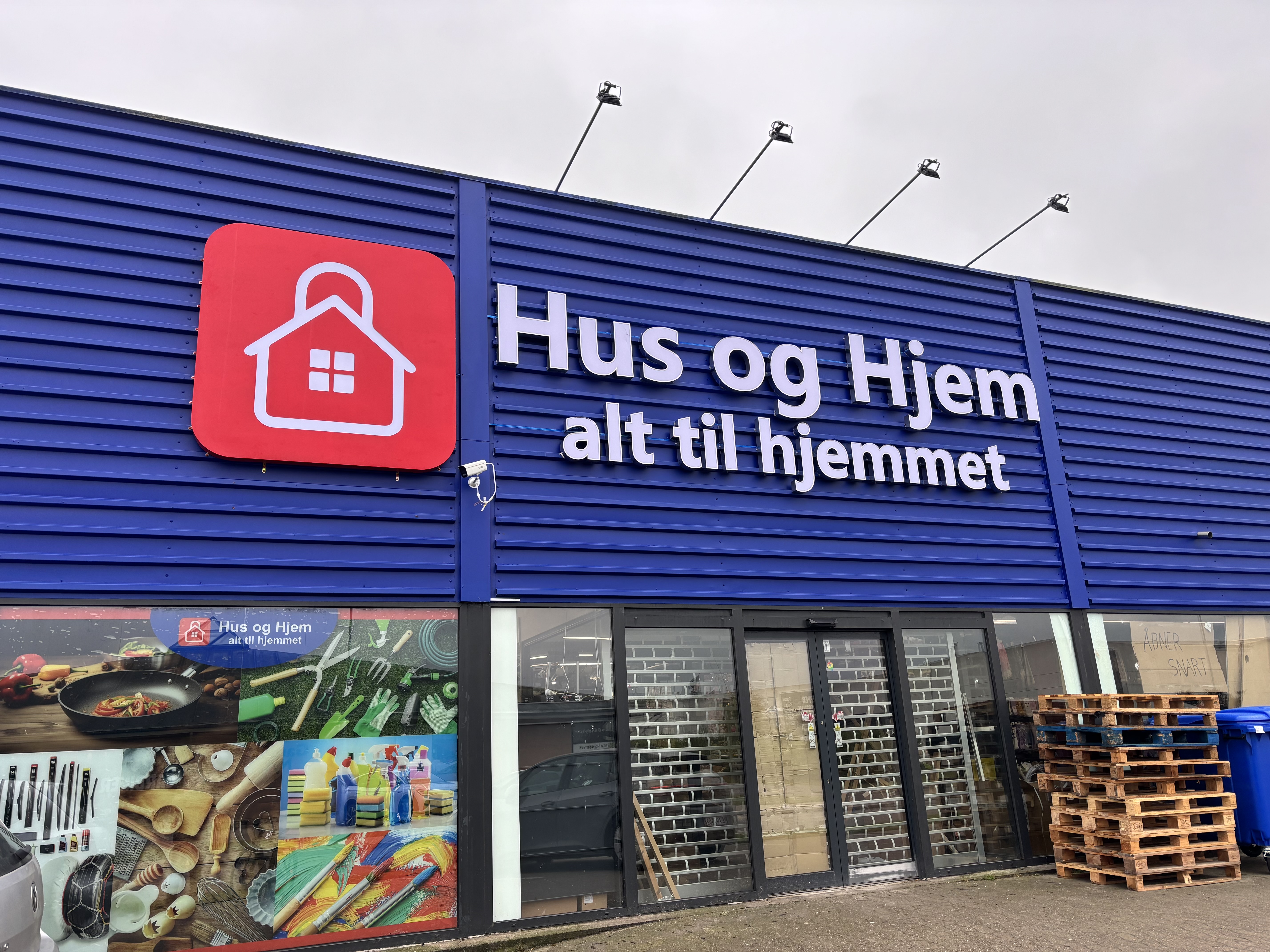 Den nye butik åbner snart i Holbæk Megacenter