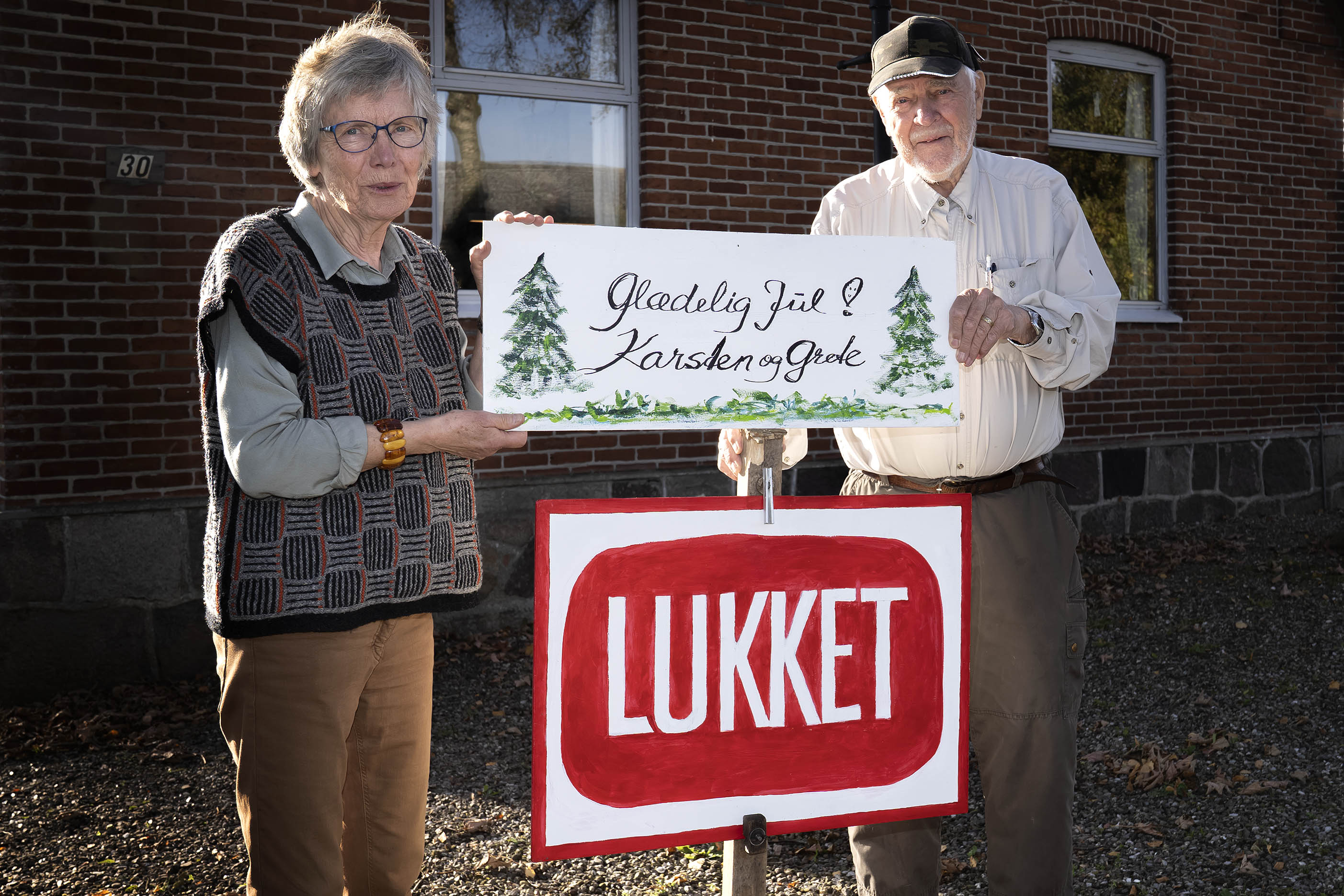 Efter 46 år er det slut med julestue og salg af juletræer hos Grete og Karsten Hansen i Hjulebæk.
