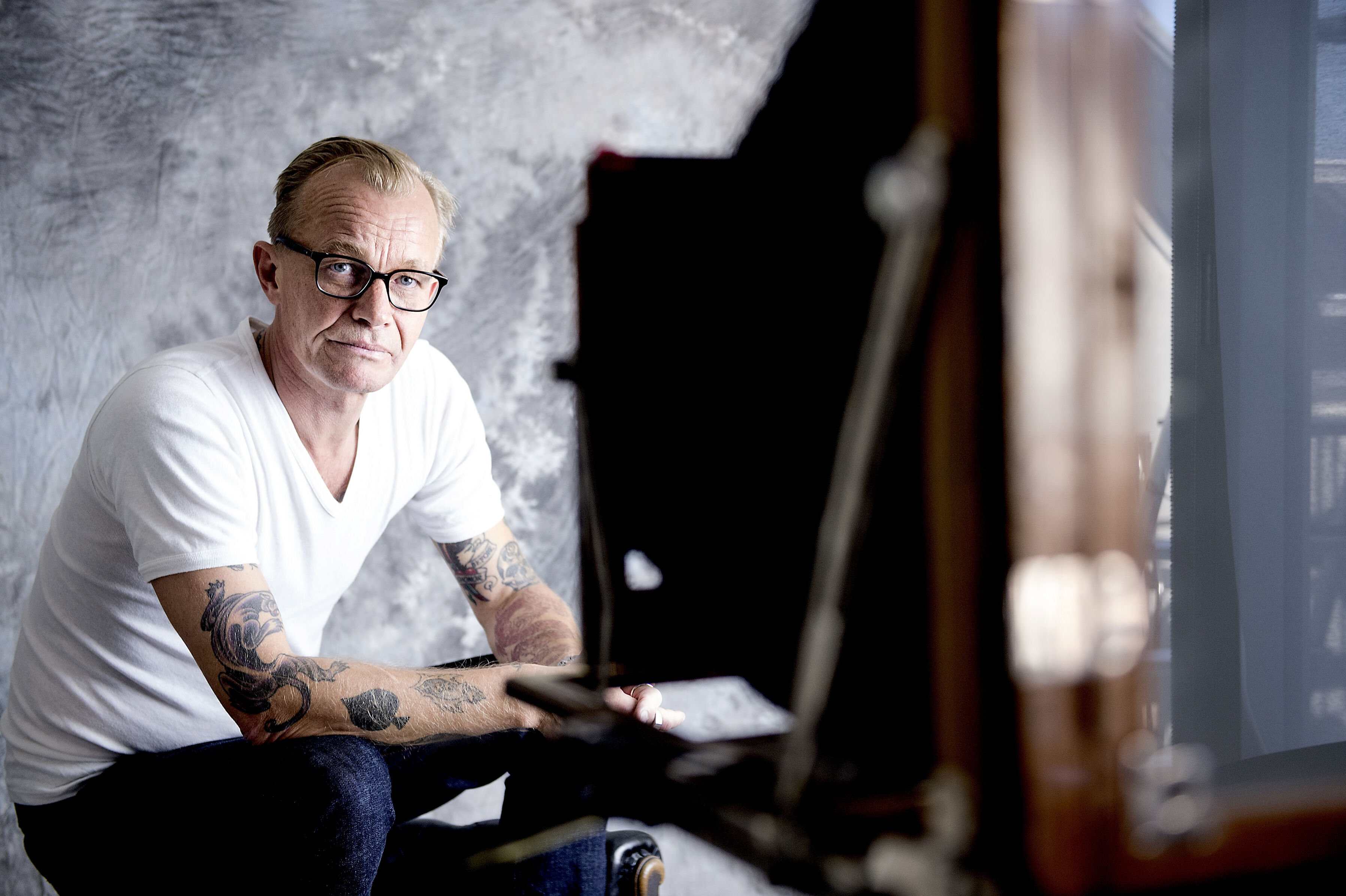 Fotograf Jan Grarup blev for et par uger siden ramt af en hjerneblødning, som han overlevede, oplyser hans børn. (Arkivfoto).