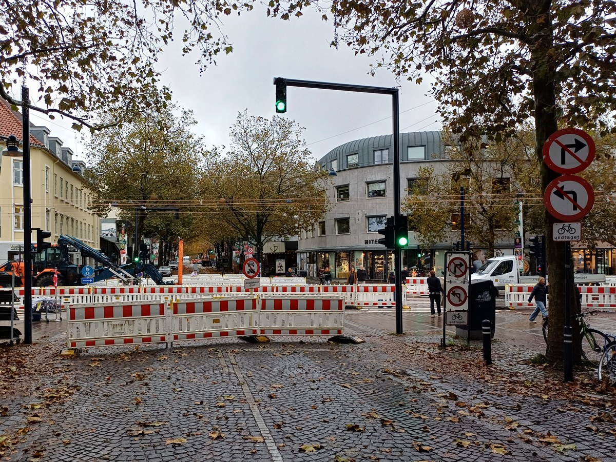 Det bliver svært at komme rundt i Kgs. Lyngby fra den 3.-7. november, erkender kommunen.