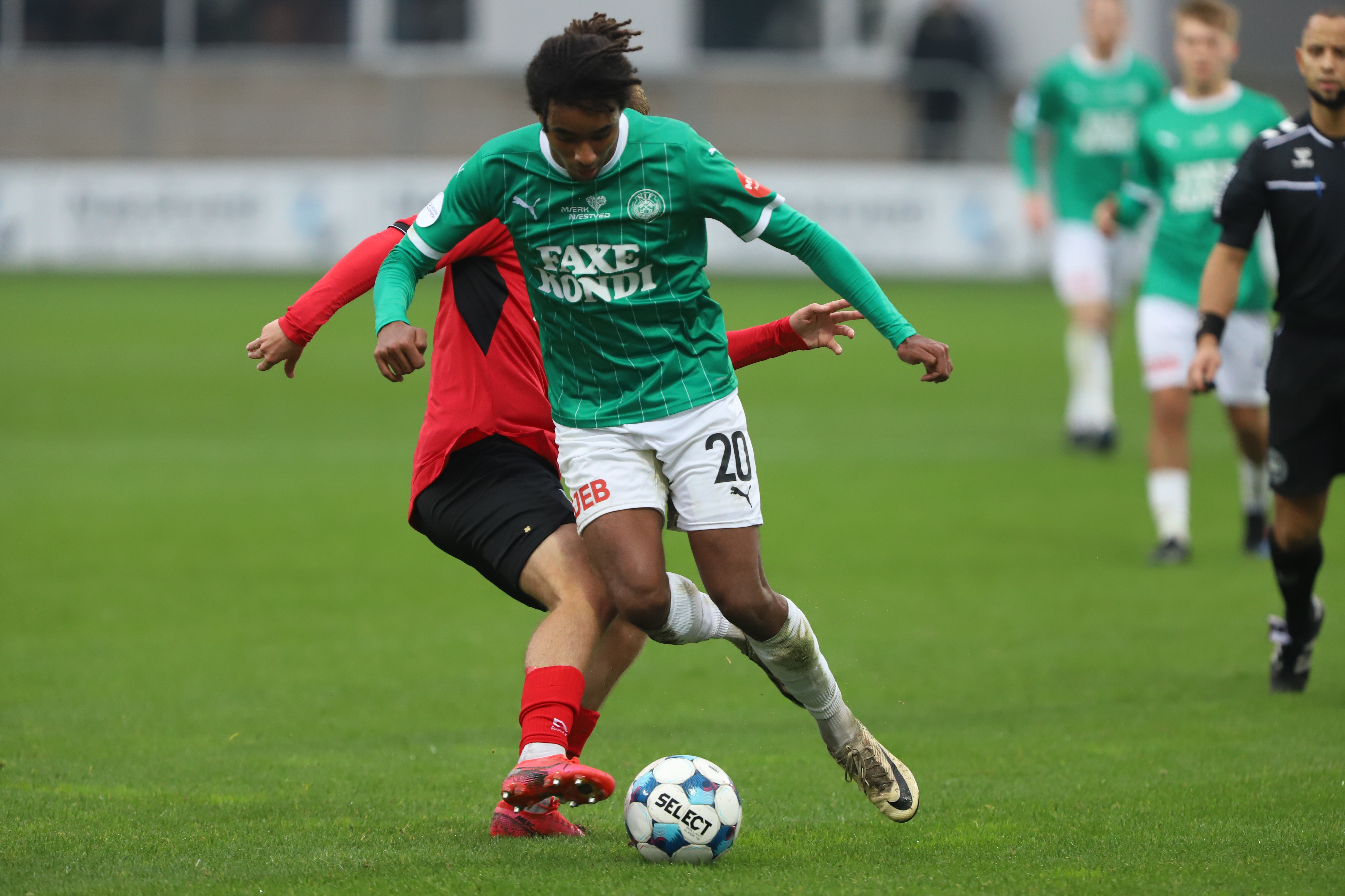 Tinus Olesen var på pletten for Næstved, der dog igen måtte tage til takke med 2-2 mod et 3. divisionshold.