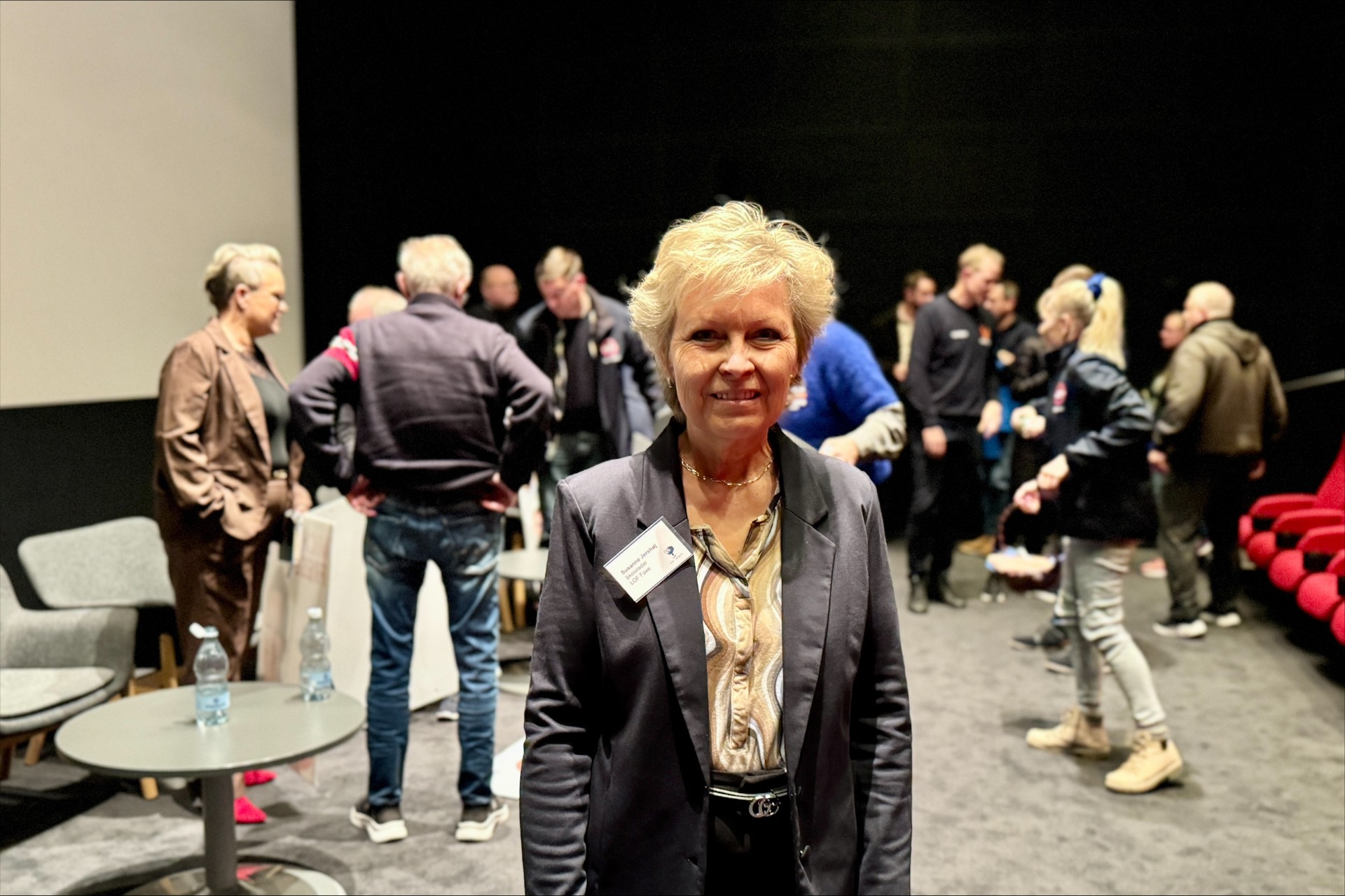 Susanne Jershøj, skoleleder for LOF Faxe, glædede sig over den store opbakning til søndagens valgdebat i Biografen Kanten.