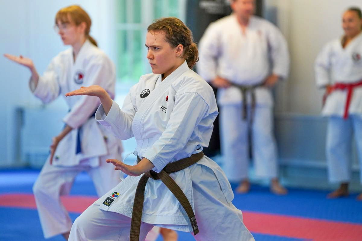 Pil Lobedanz sikrede Allerød Karate Dojo bronze i kata kadet for piger 14-15 år ved SKIF DM.