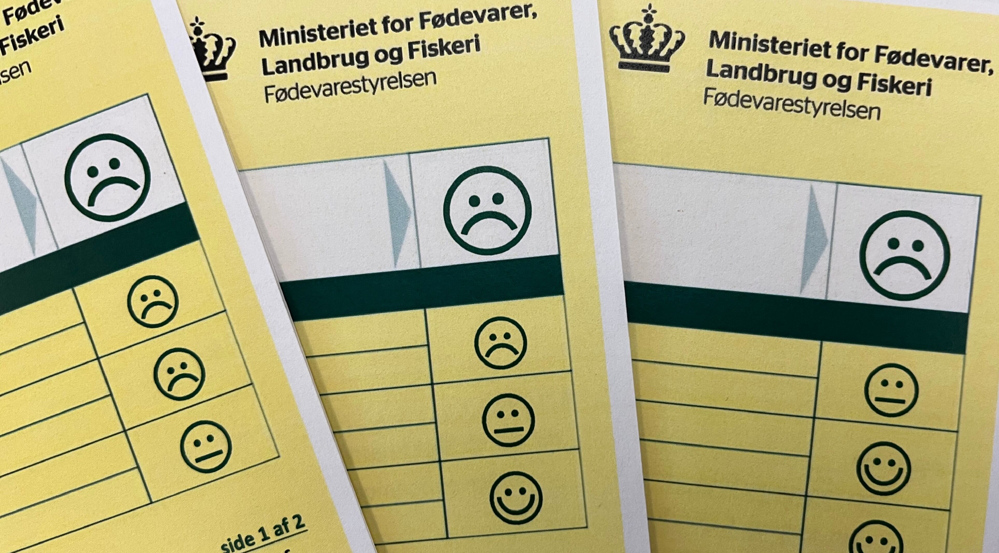 Et lokalt kebabsted har fået sur smiley.