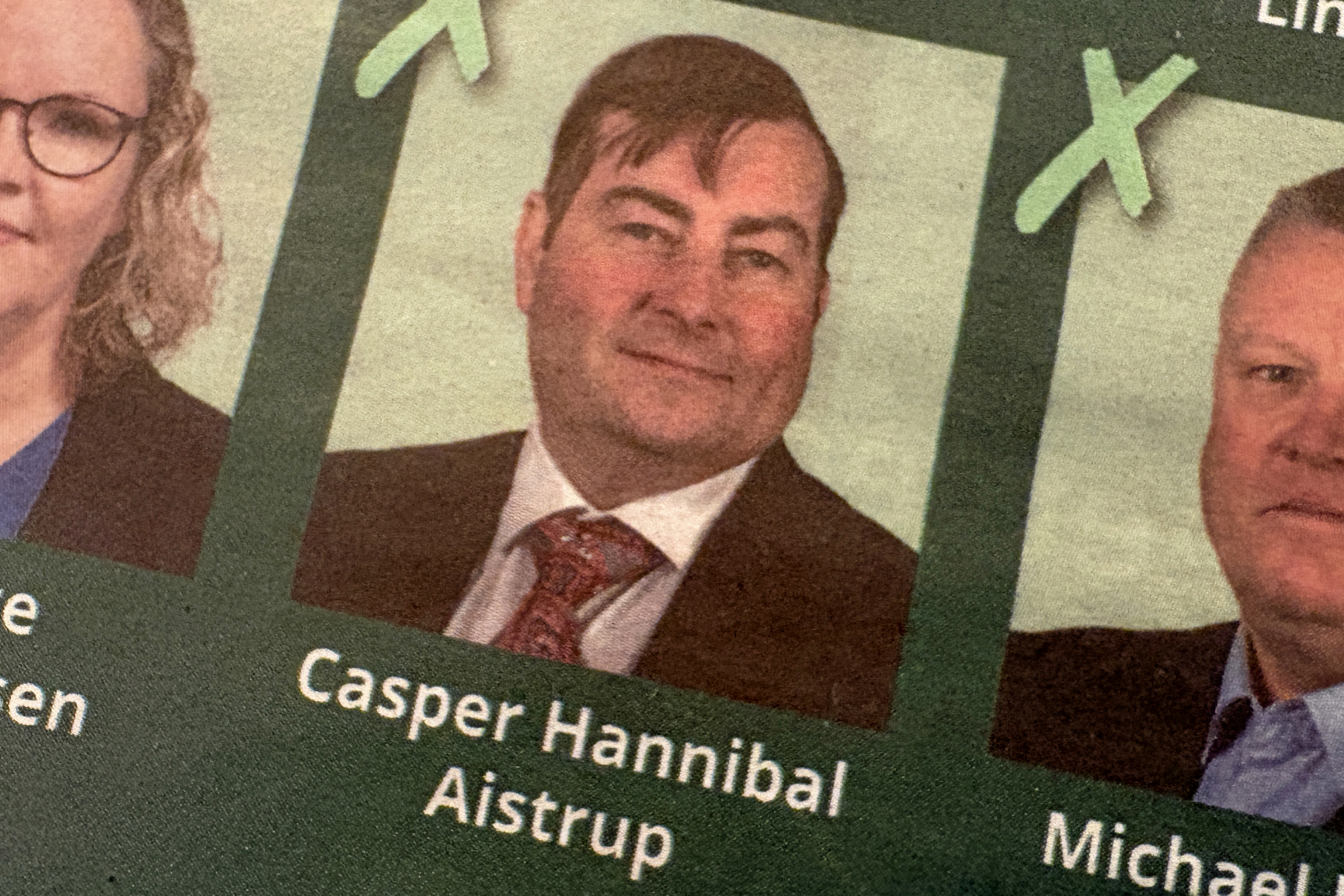 Casper Hannibal Aistrup er kasserer i den lokale vælgerforening og opstillet som kandidat for Konservative i Gribskov.
