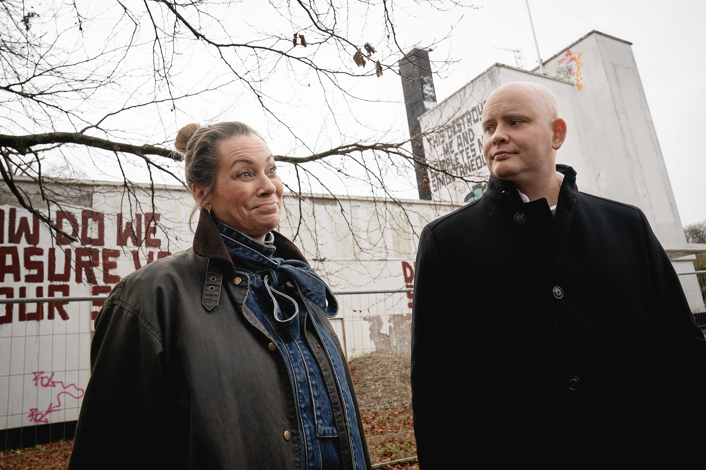 Jakob Engel-Schmidt mødtes med partifælle Betina Asbæk (M) for at tale om akvariets fremtid.