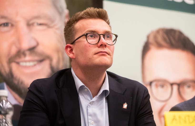 Andreas Karlsen er ny borgmester for Det konservative Folkeparti. - Povl Arne Petersen Andreas Karlsen er ny borgmester for Det konservative Folkeparti.