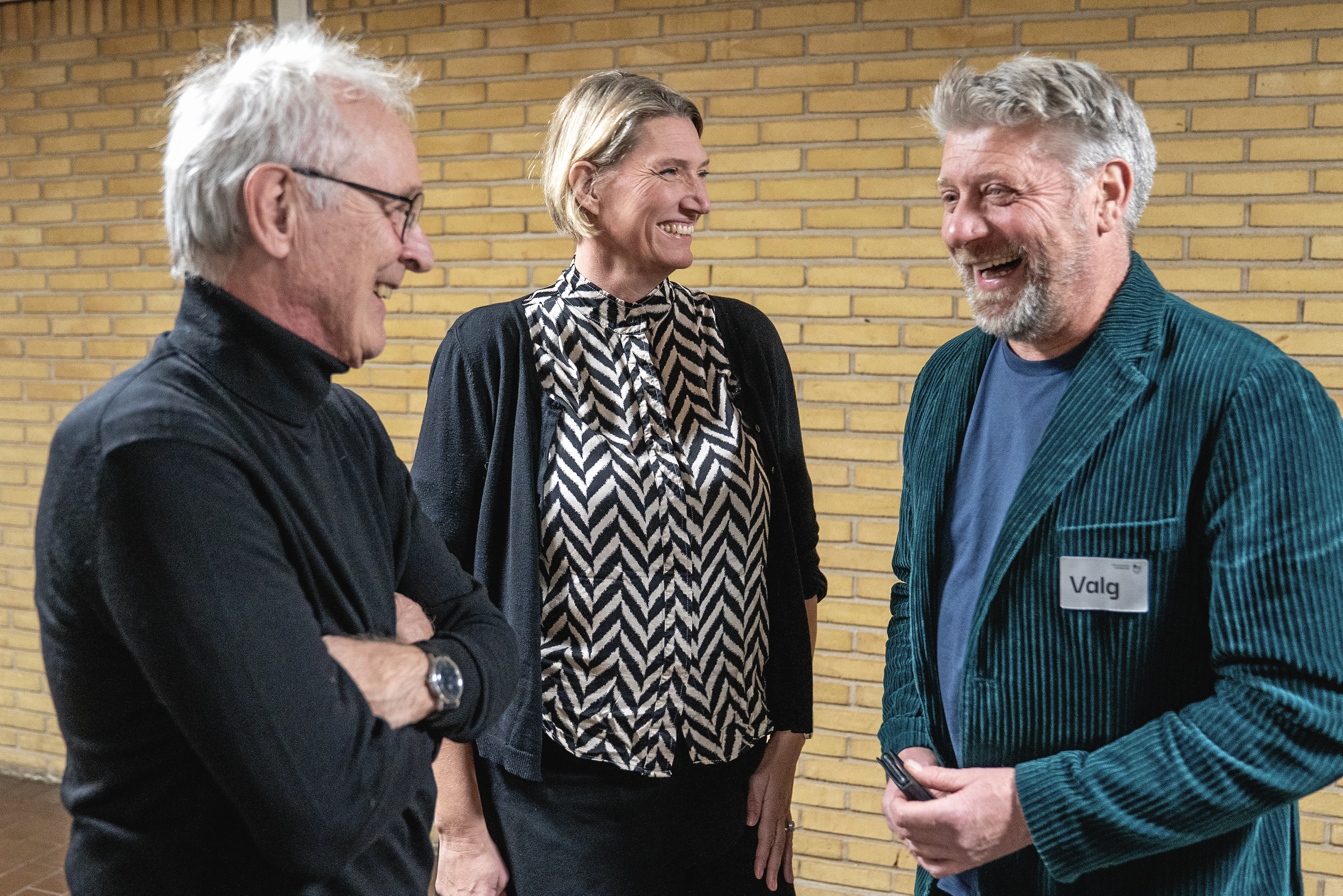 Både John Larsen (tv.) og Karina Vincentz mener, at det er vigtigt at få unge til at blive eller vende tilbage til kommunen.
