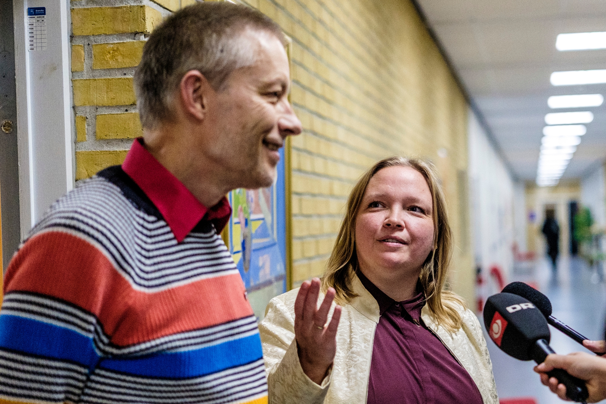 Maja Højgaard (S) og Vagn Kjær-Hansen (SF) oplyste på valgnatten, at Socialdemokratiet beholder borgmesterposten efter nytår. - Robert Hendel Maja Højgaard (S) og Vagn Kjær-Hansen (SF) oplyste på valgnatten, at Socialdemokratiet beholder borgmesterposten efter nytår.