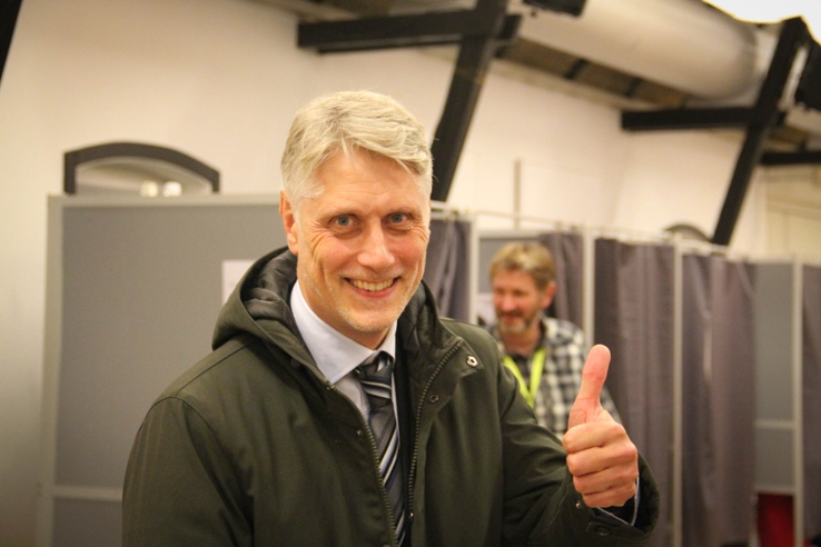 Thomas Horn troede, at han var Helsingørs nye borgmester. - Lars Schmidt Thomas Horn troede, at han var Helsingørs nye borgmester.