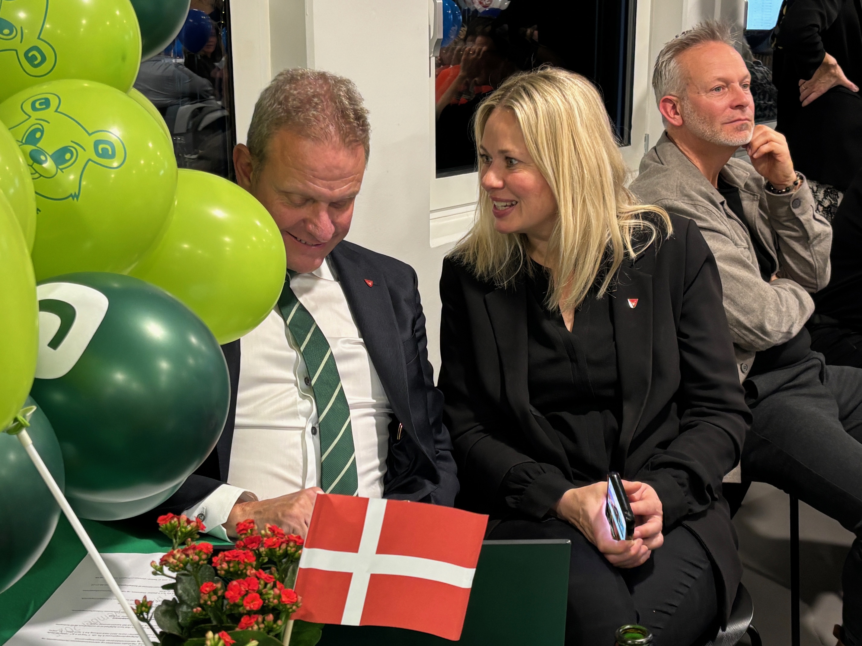 Det begynder at gå op for konservativ borgmester Morten Slotved og partiets nummer to Maj Allin Thorup, at valgsejren er i hus som kommunens største parti.