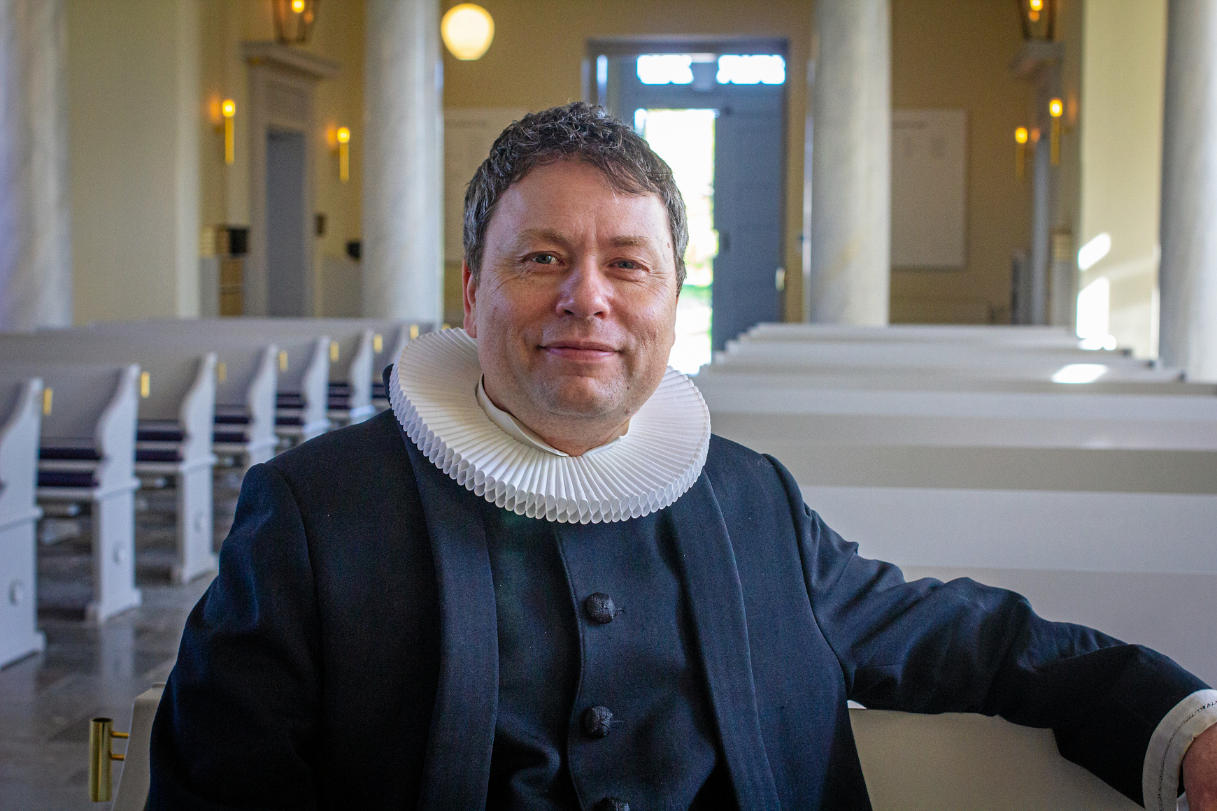 Sognepræst Andreas Thom i Hørsholm Kirke.