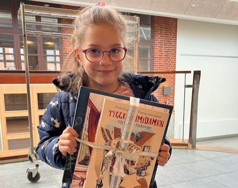Melek på fem år var en af vinderne i quizzen.