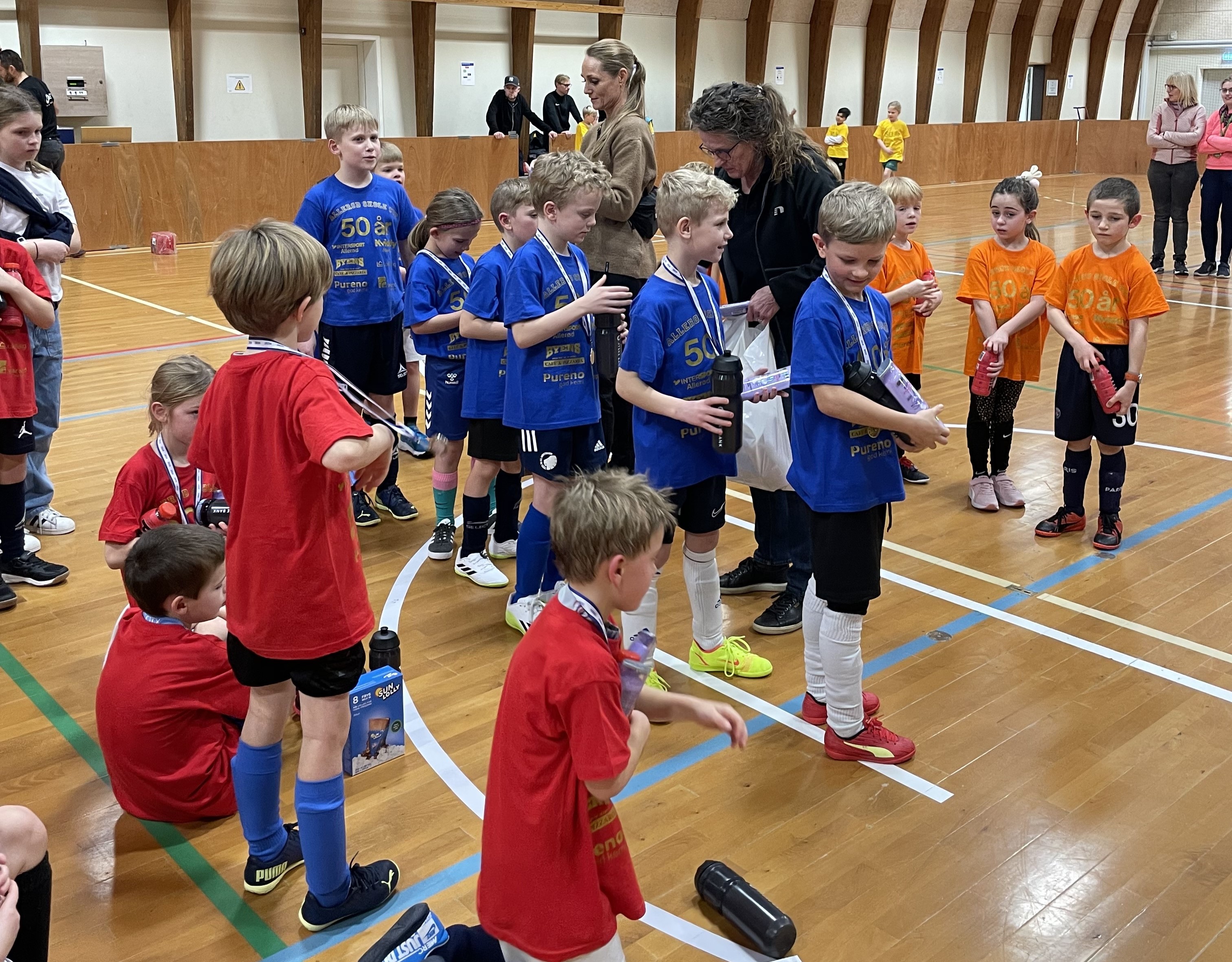 Mere end 150 hold fra alle årgange – fra 0. til 9. klasse – melder sig normalt til arrangementet.