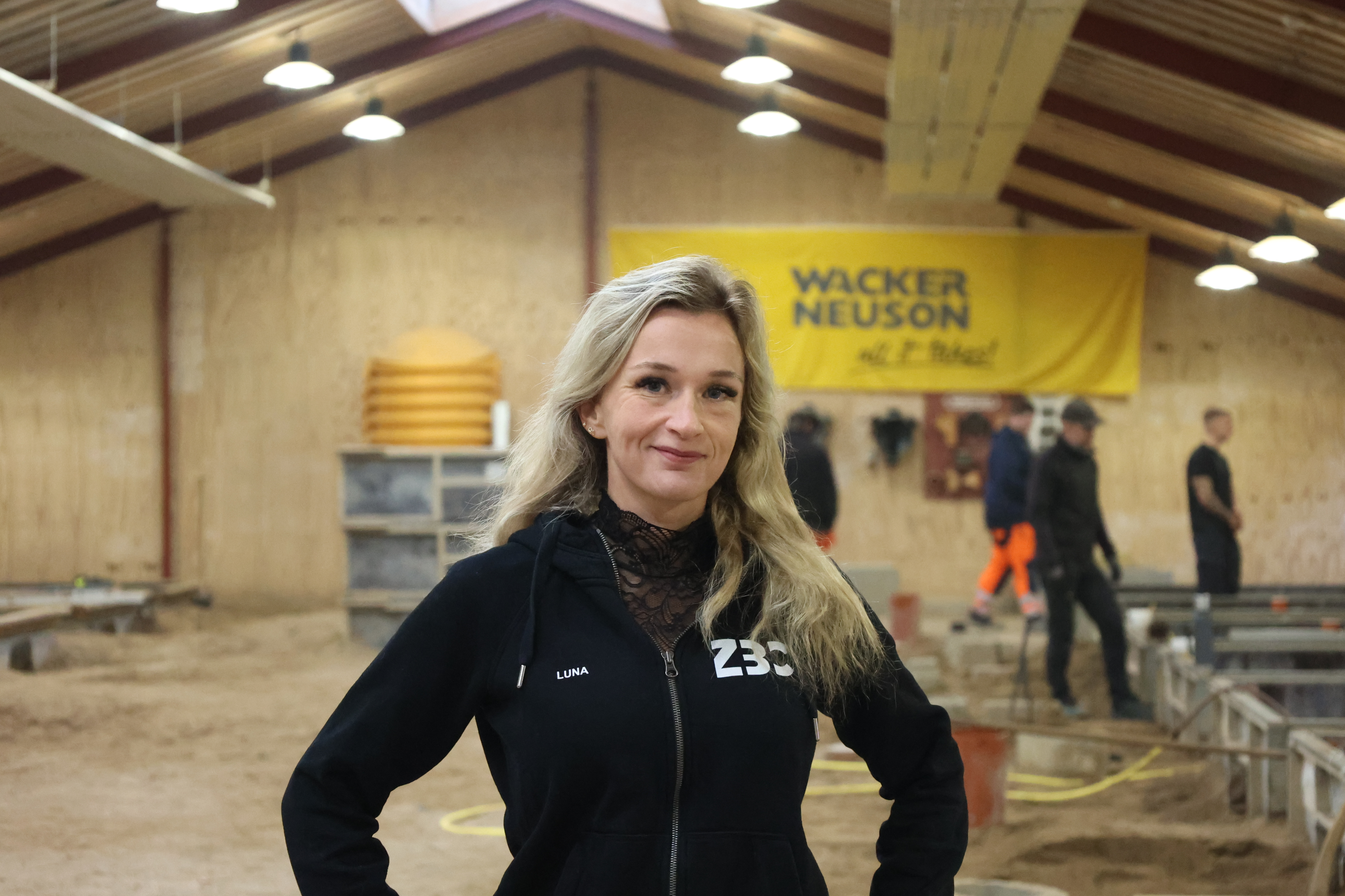 Luna Iburg underviser på anlægsstruktørlinjen på ZBC i Slagelse.