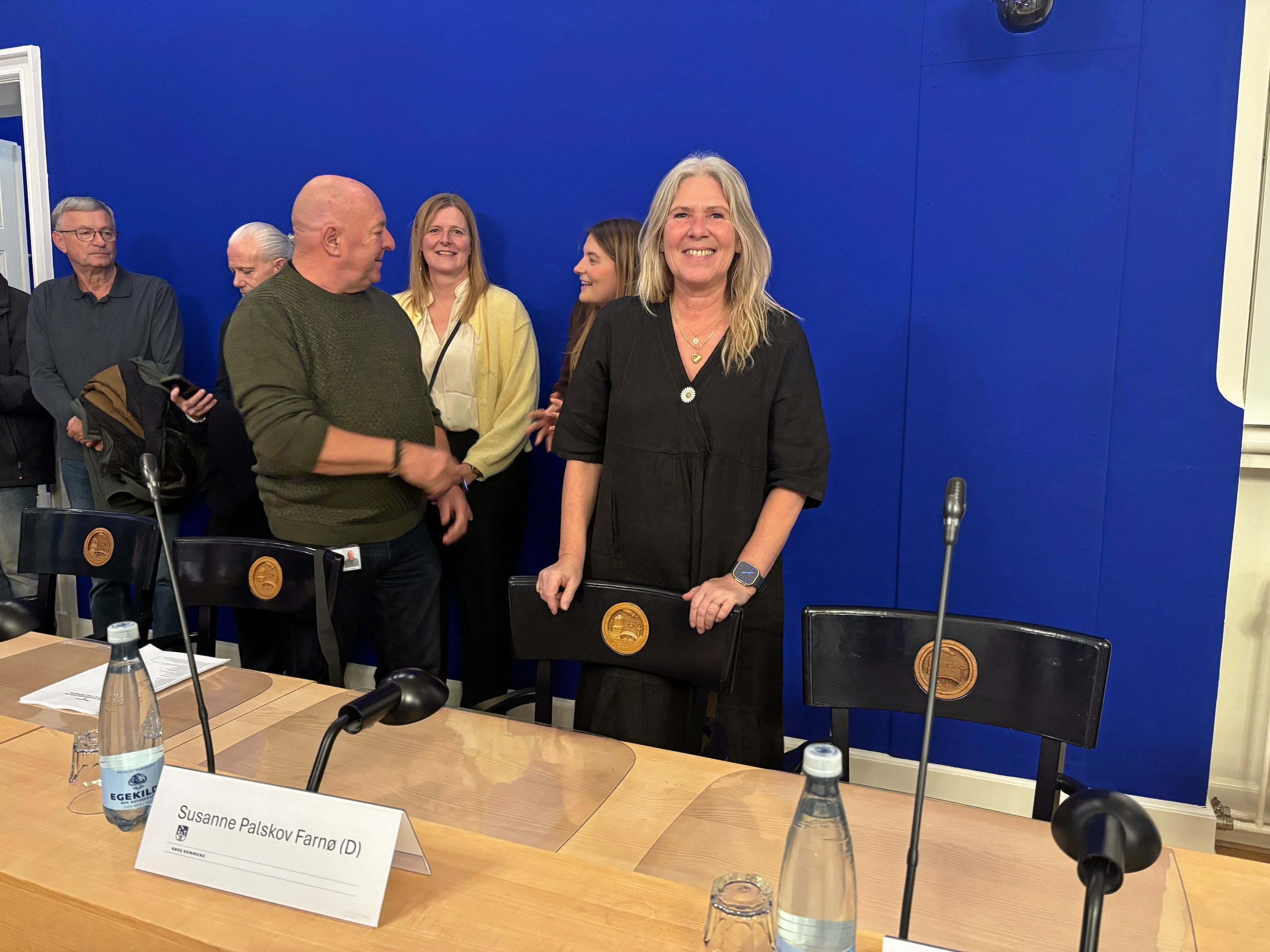 Der er også glæde over udsigten til posten som formand for social- og beskæftigelsesudvalget. Den får Susanne Palskov Farnø (CCL) fra næste år og dermed også det årlige vederlag på 176.265 kroner, der følger med. - Henrik Førby Jensen Der er også glæde over udsigten til posten som formand for social- og beskæftigelsesudvalget. Den får Susanne Palskov Farnø (CCL) fra næste år og dermed også det årlige vederlag på 176.265 kroner, der følger med.