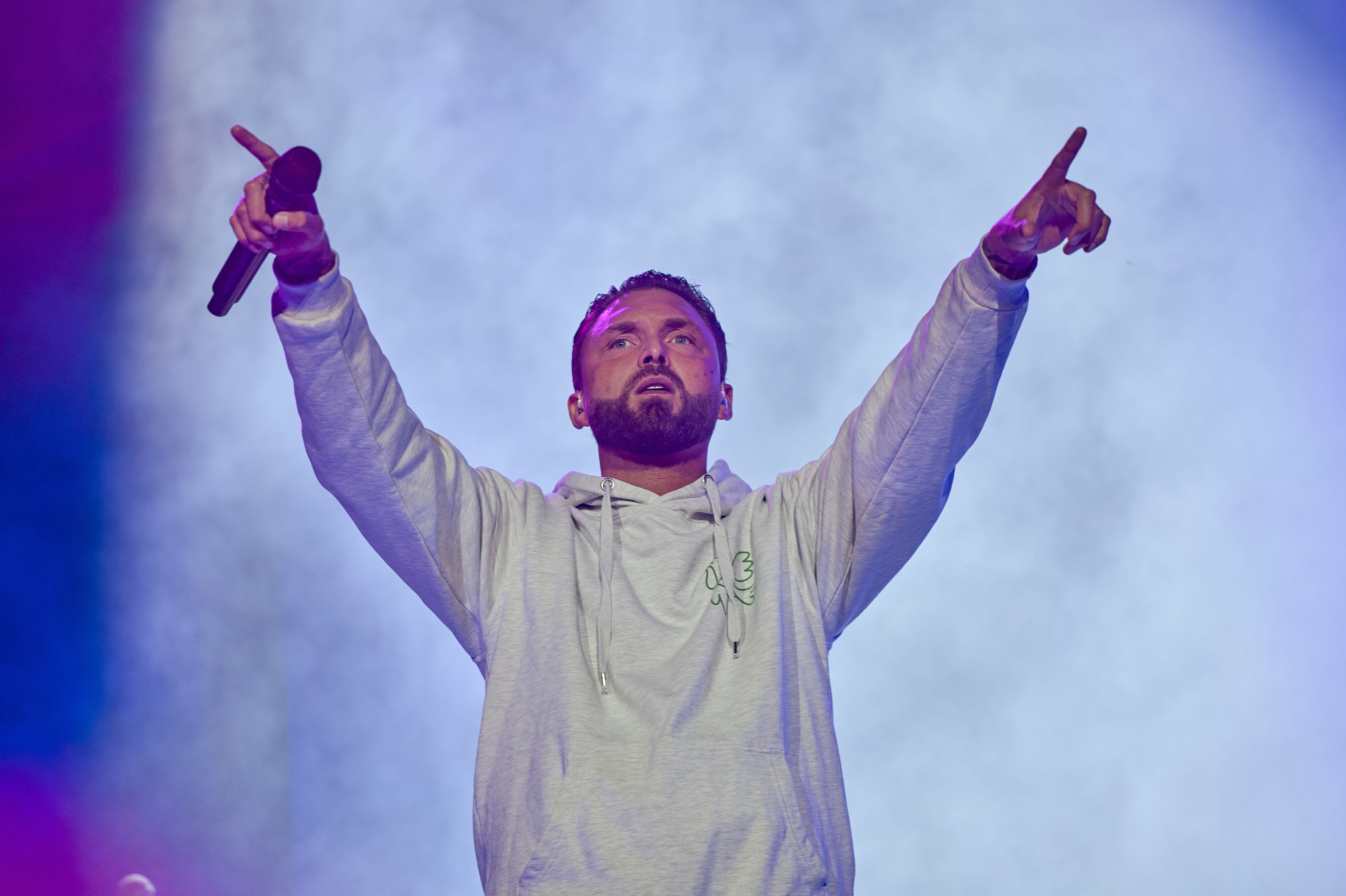 I sommer optrådte hitmaskinen Gilli på Smukfest. Han er den artist, der er blevet streamet mest på Spotify i Danmark i 2025. Det er syvende år i træk. (Arkivfoto).