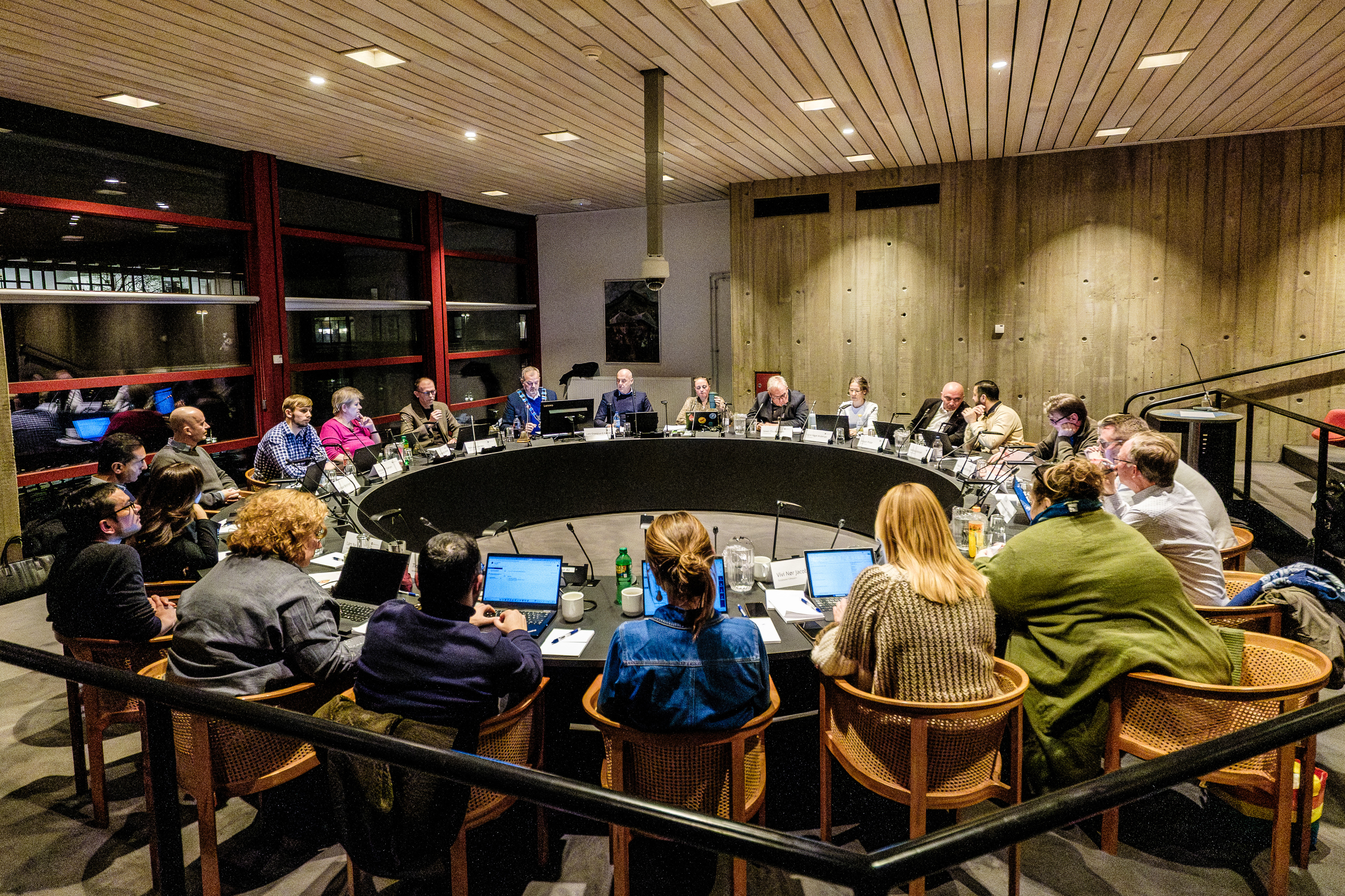 Kommunalbestyrelsen i Albertslund, som den kommer til at tage sig ud fra 1. januar 2026.