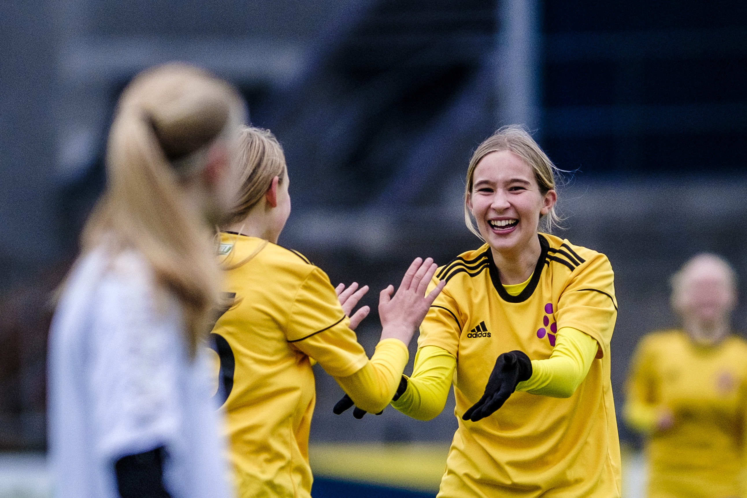 Wilma Mortensen scorede hattrick, da Brøndbyvester Skole den 3. december kvalificerede sig til kvartfinalen i Ulta Skolepokalen.