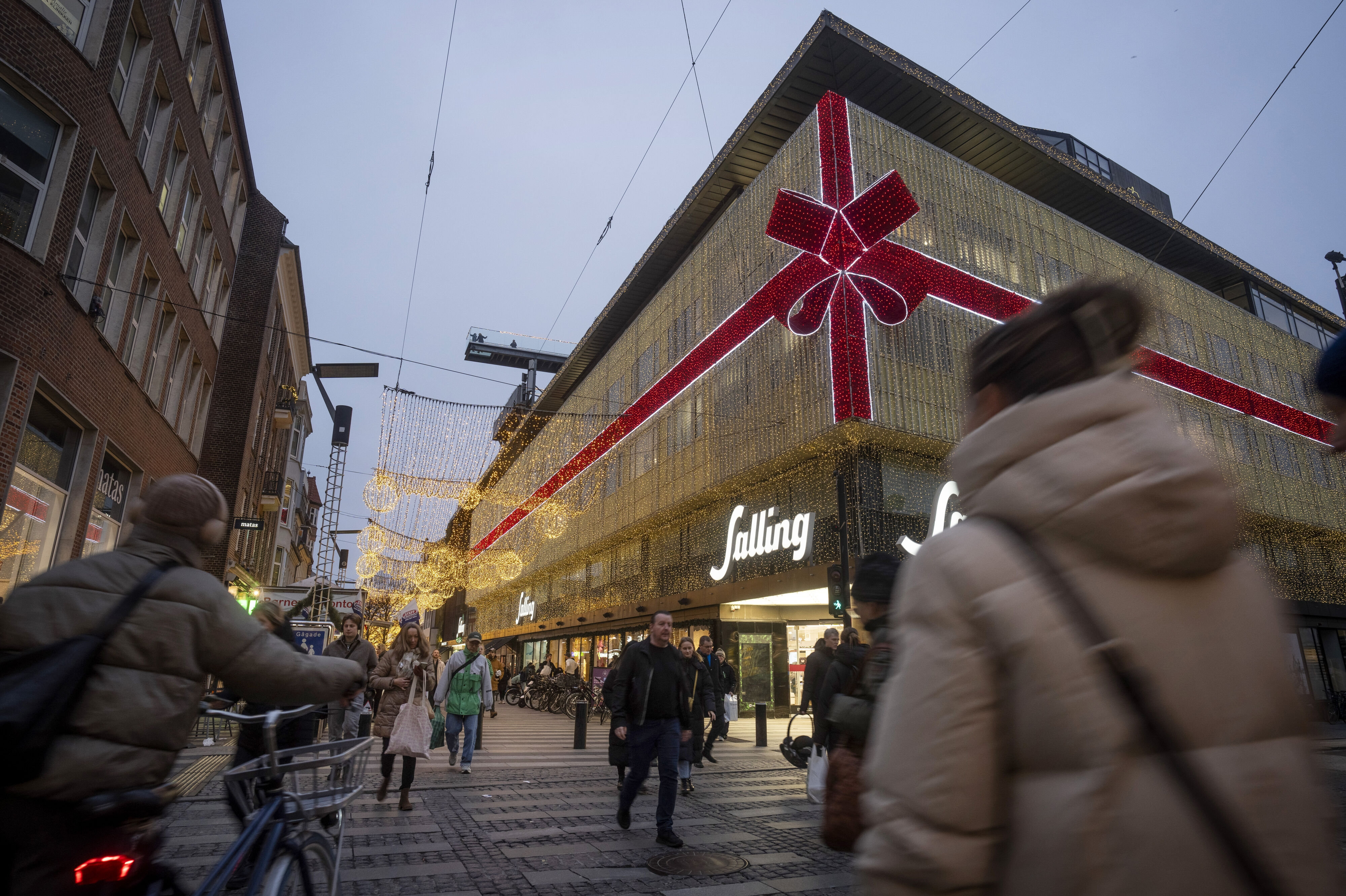 Stormagasinet Salling fortsætter ekspansionen øst for Storebælt med en ny butik i Rødovre, der åbner næste efterår. Billedet her stammer fra Aarhus-butikkens juleudsmykning sidste år. (Arkivfoto).