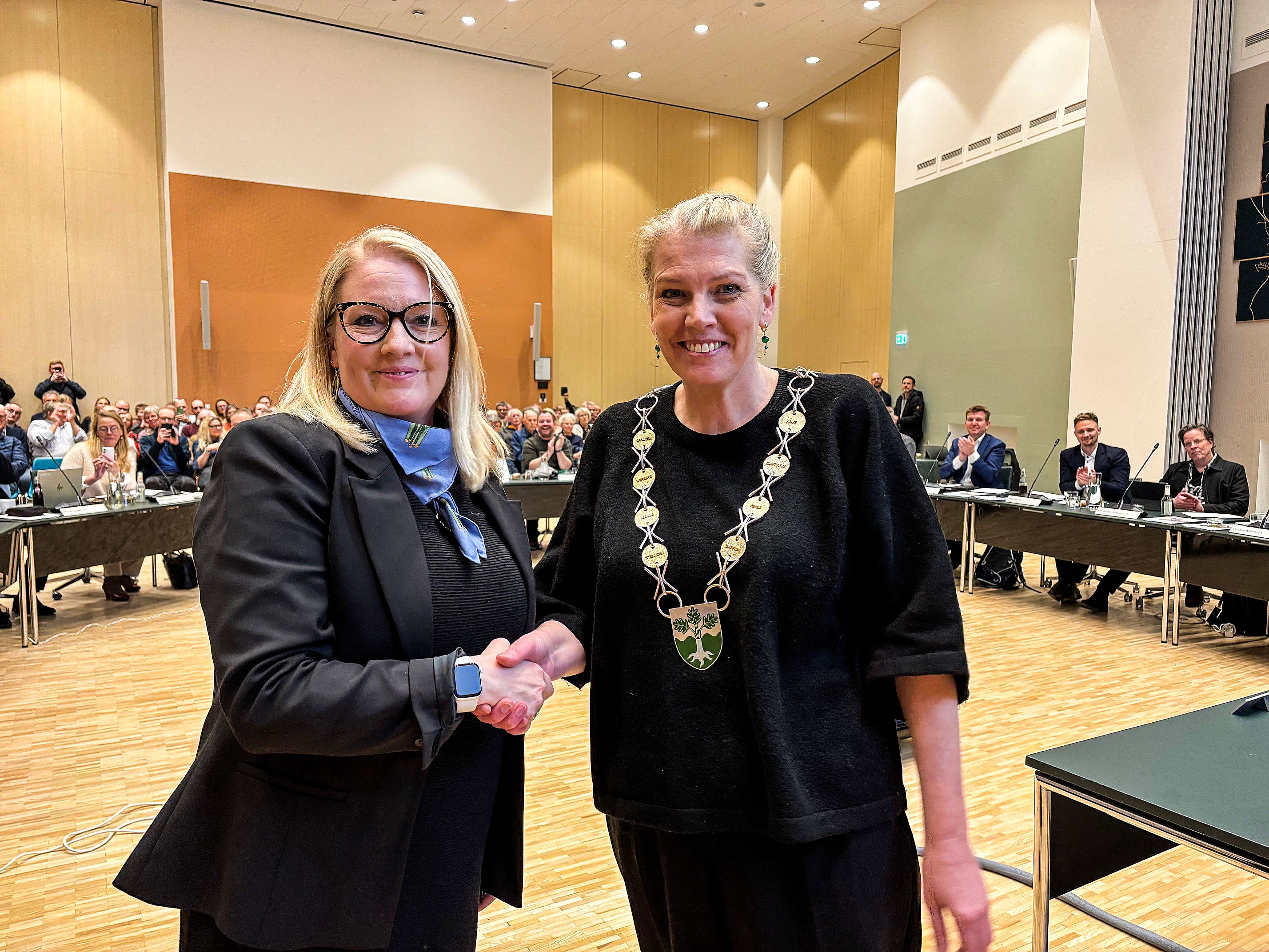 Farvel til Vicky Holst Rasmussen og goddag til Birgitte Neergaard-Kofod som ny borgmester i Egedal Kommune.